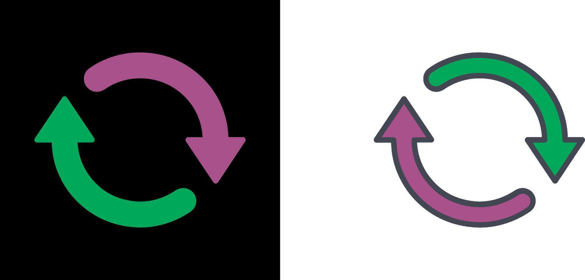 Sync Icon Design vector