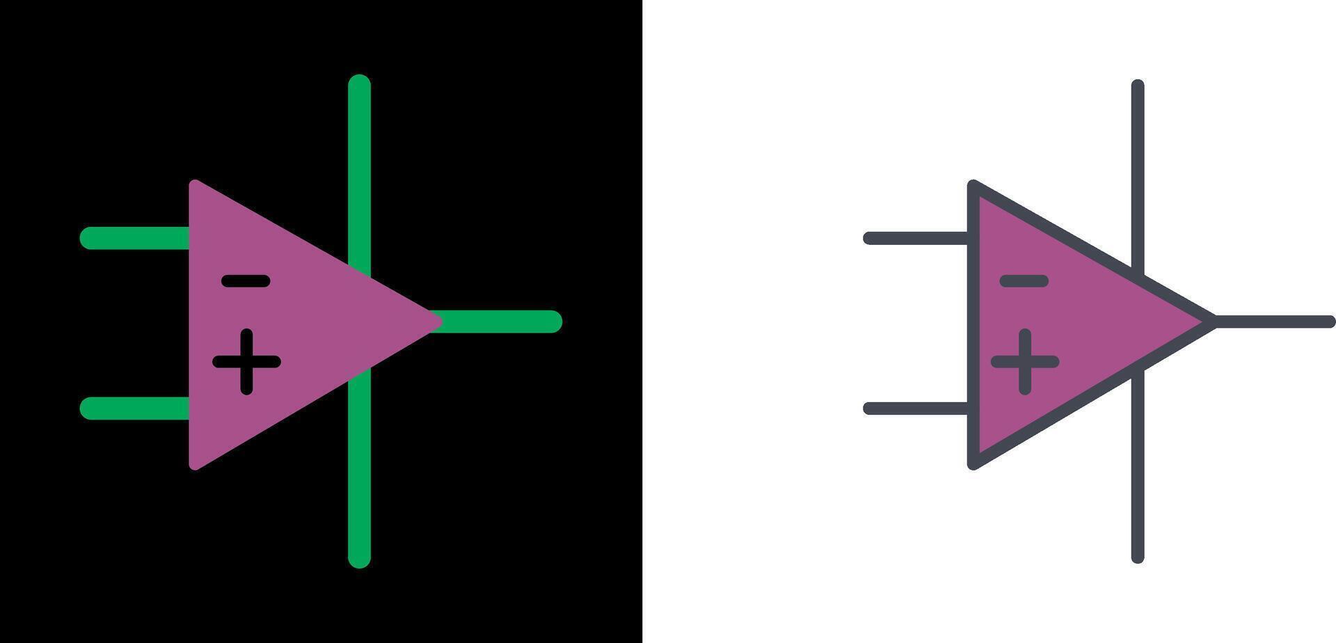 Amplifier Icon Design vector