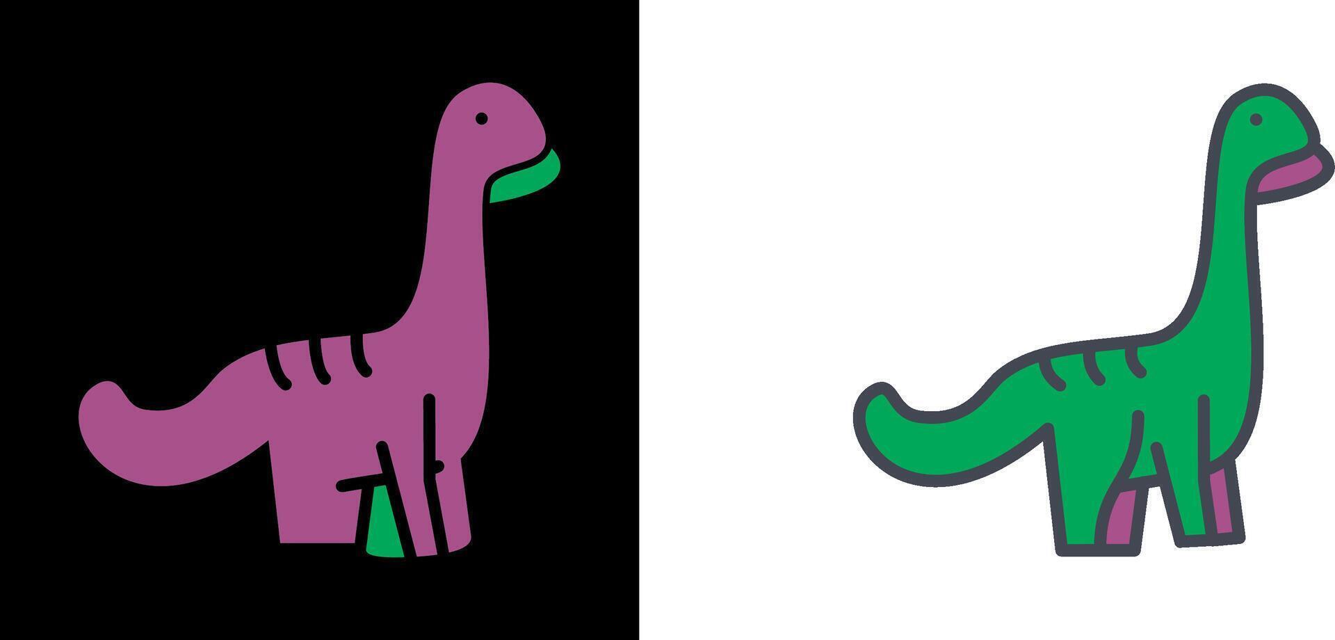 dinosaurio icono diseño vector