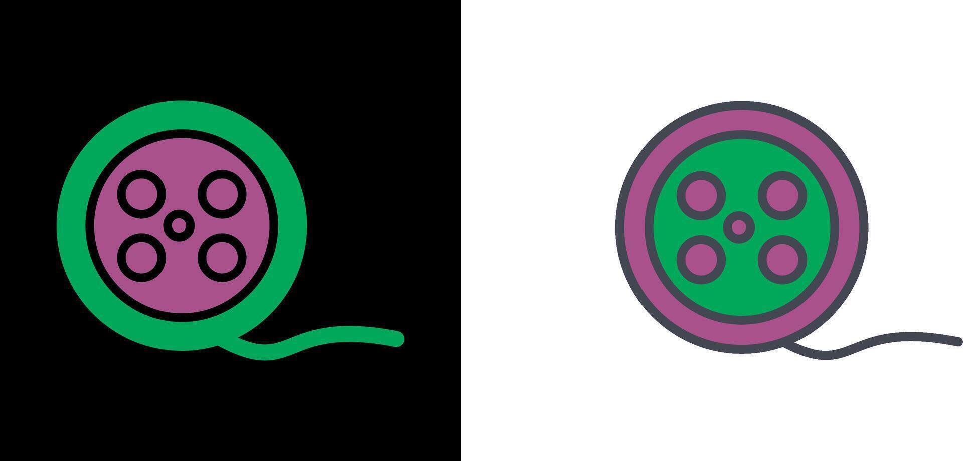 Reel Icon Design vector