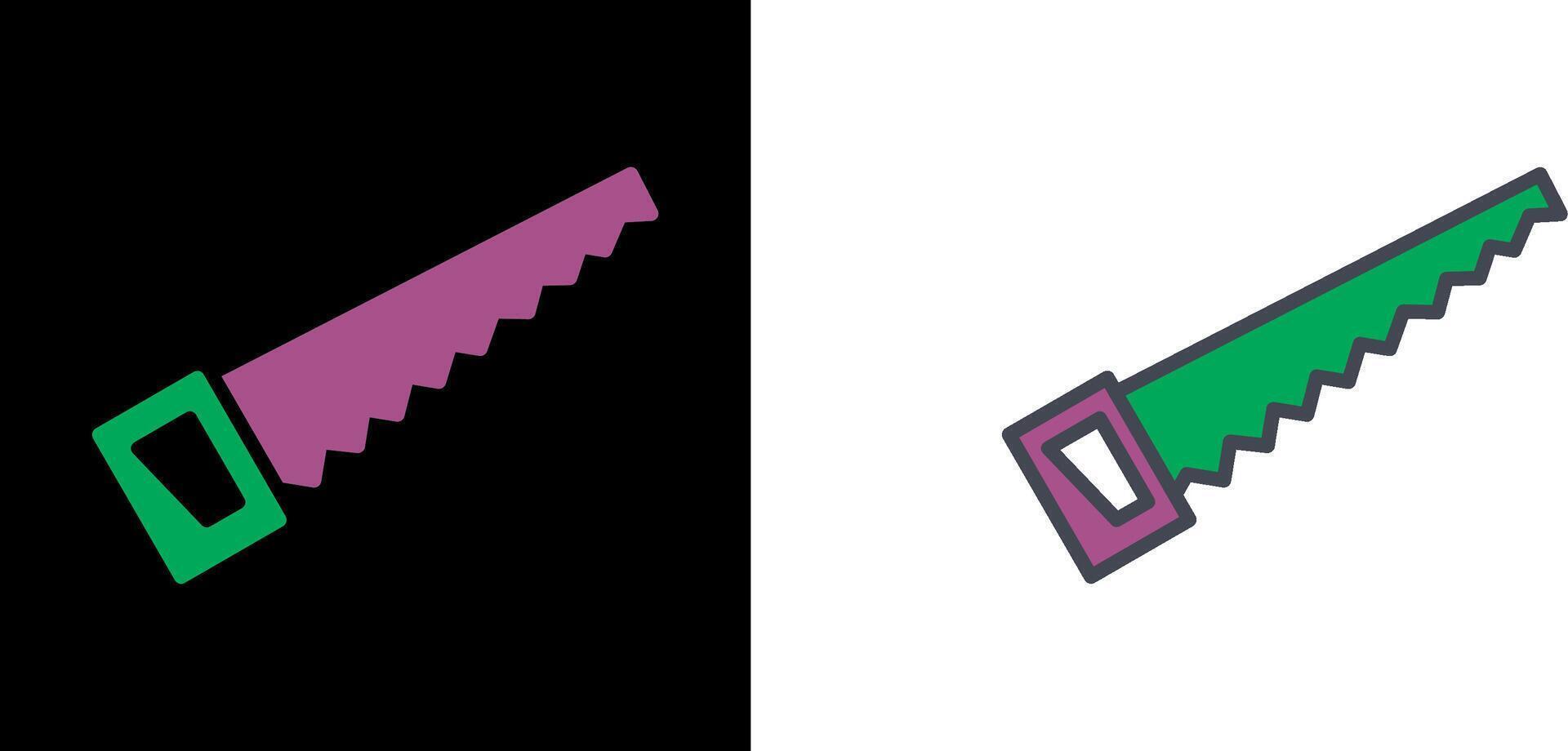 Handsaw Icon Design vector