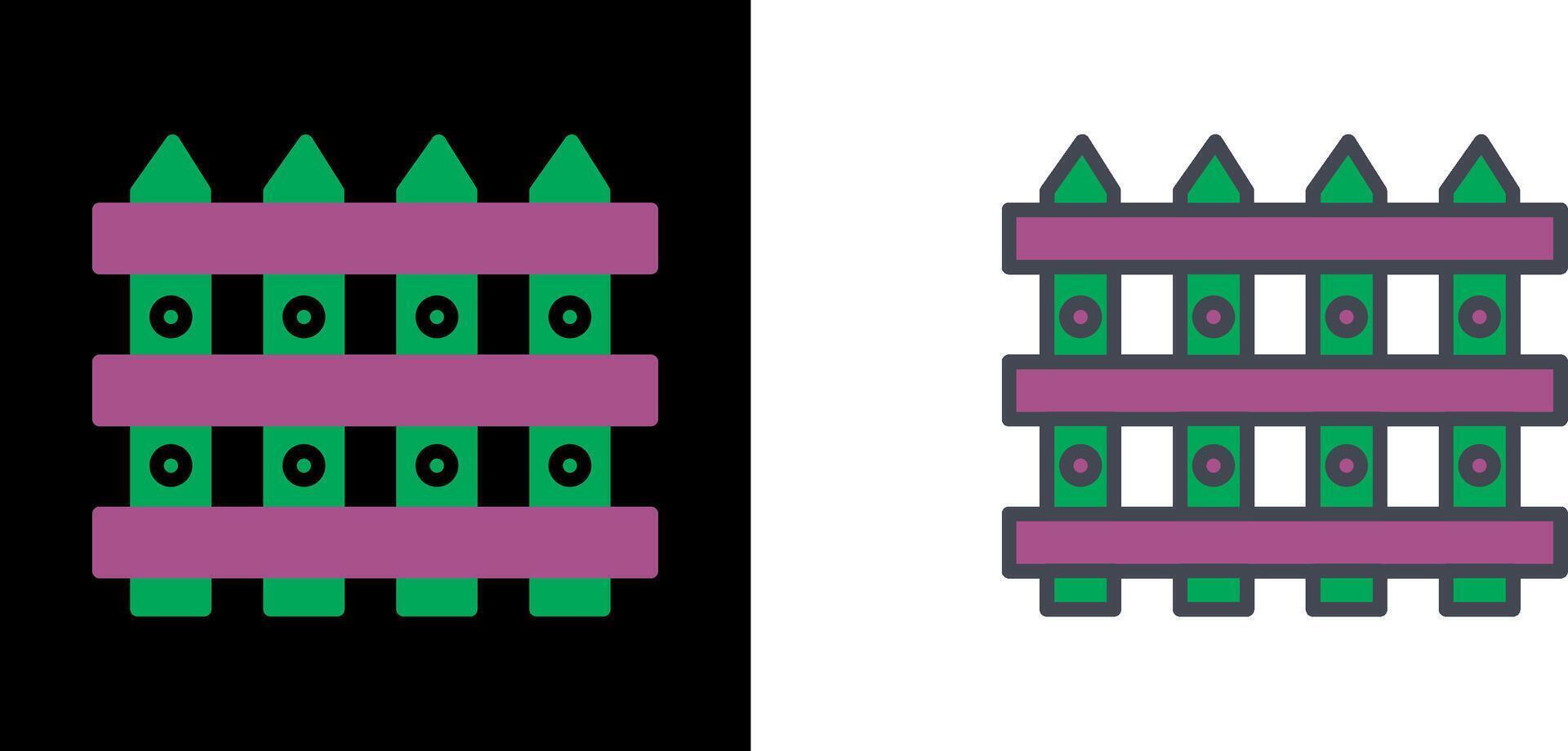 Fence Icon Design vector