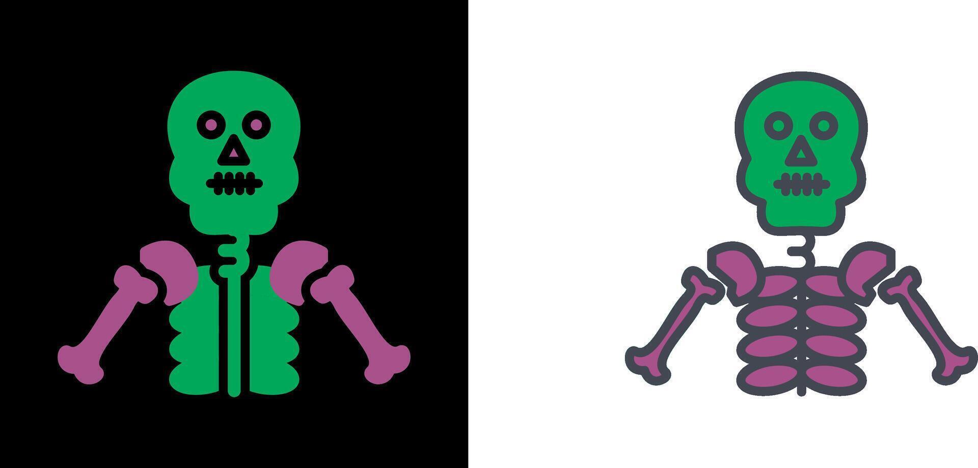 Skeleton Icon Design vector