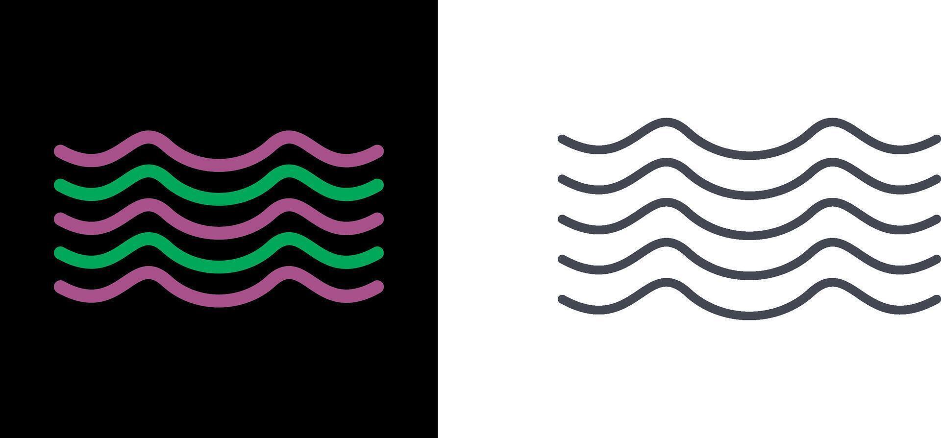 Water Icon Design vector