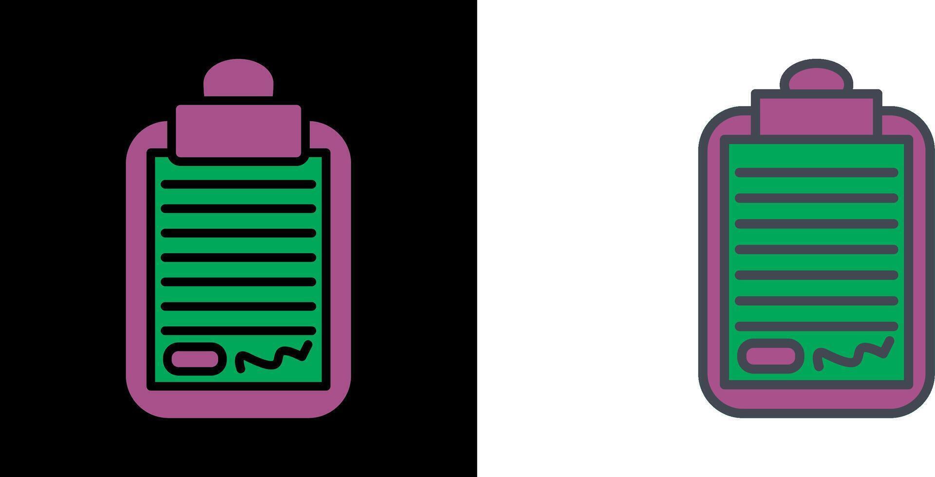 Contract Icon Design vector