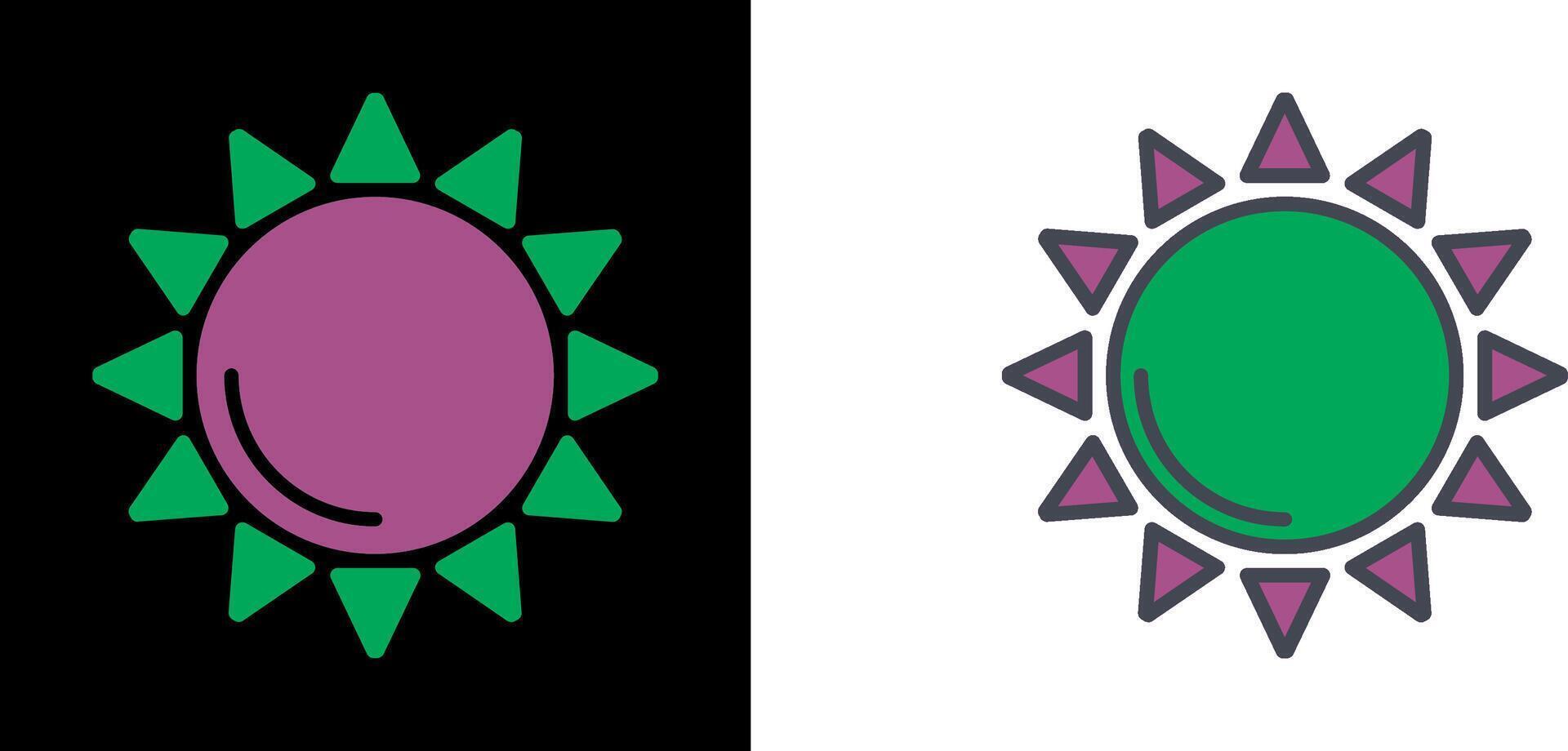 Sun Icon Design vector