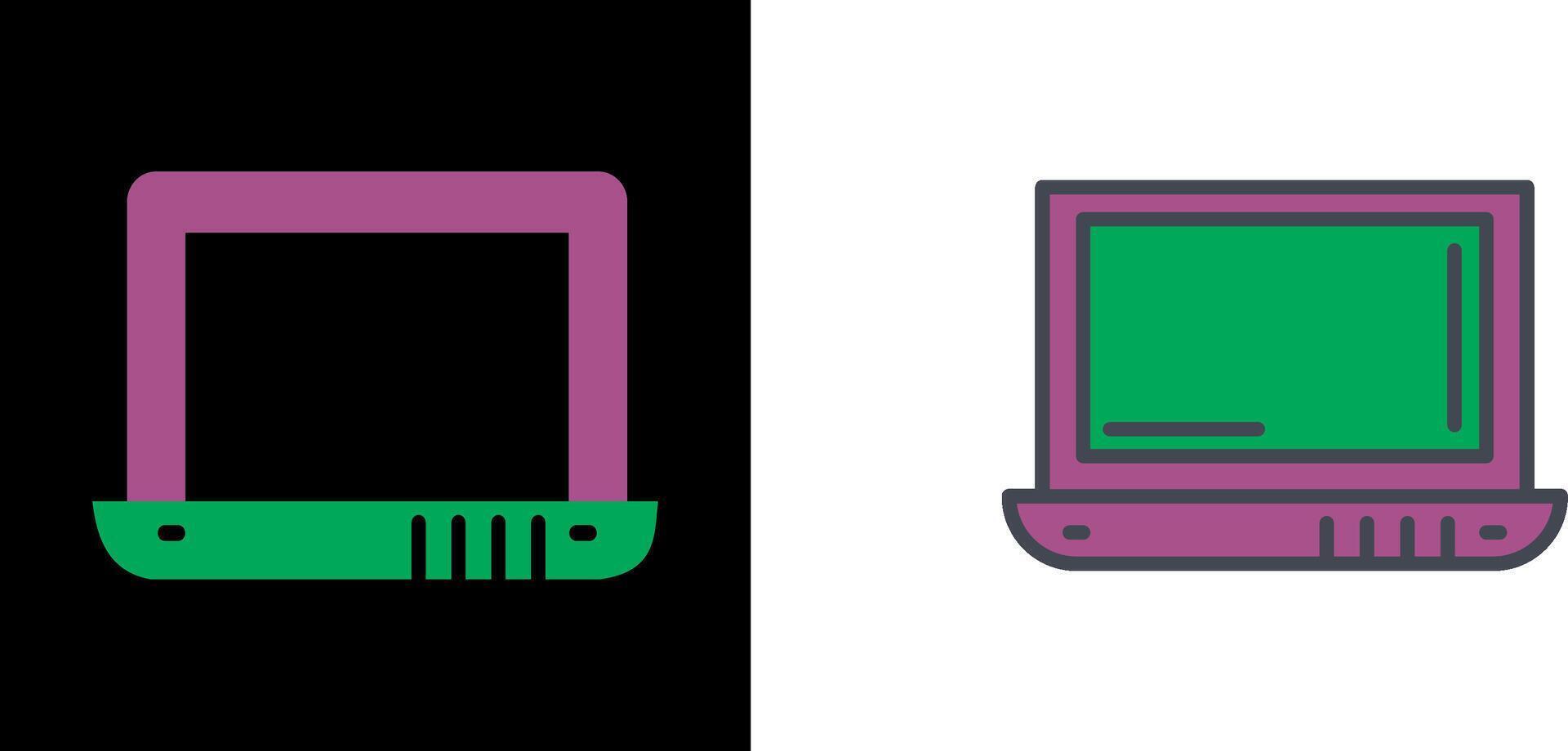 Laptop Icon Design vector