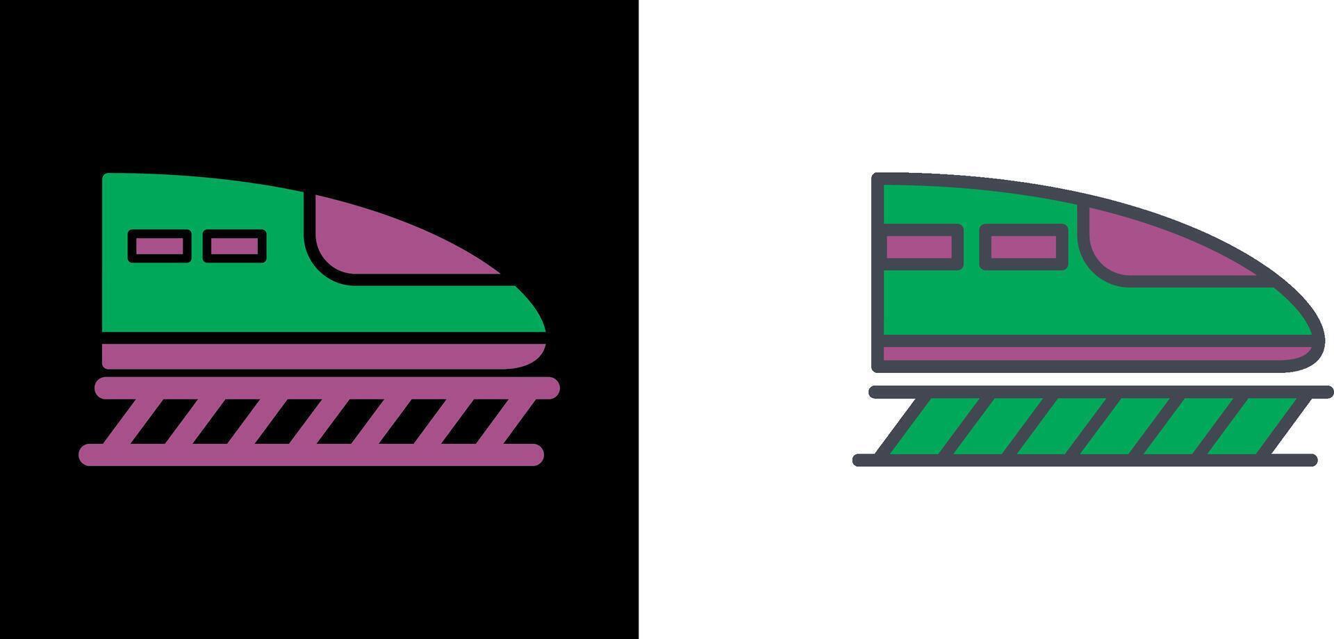 Train Icon Design vector