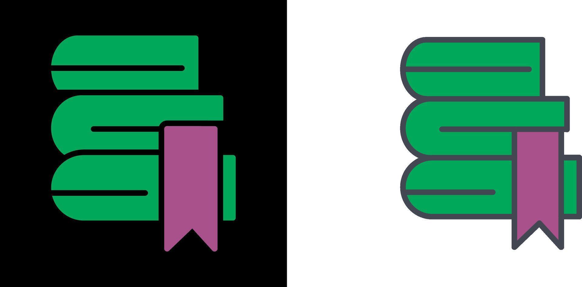 Books Icon Design vector