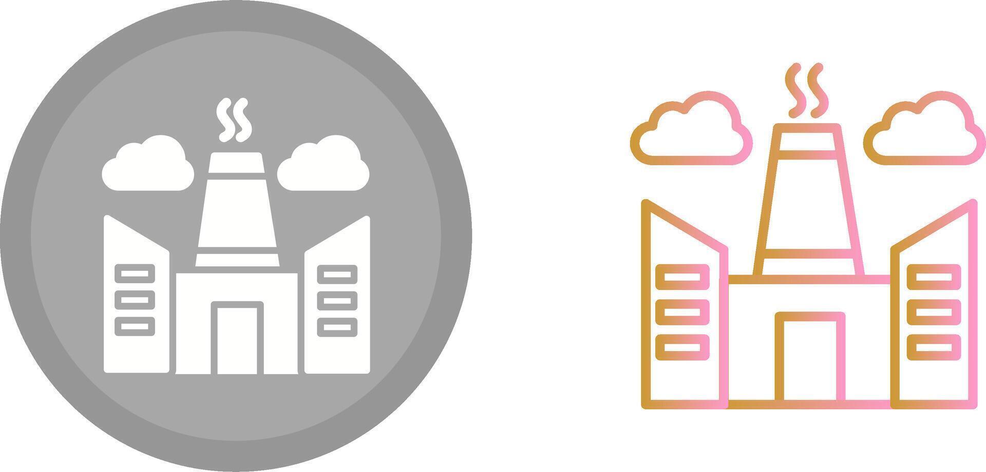 Factory Icon Design vector
