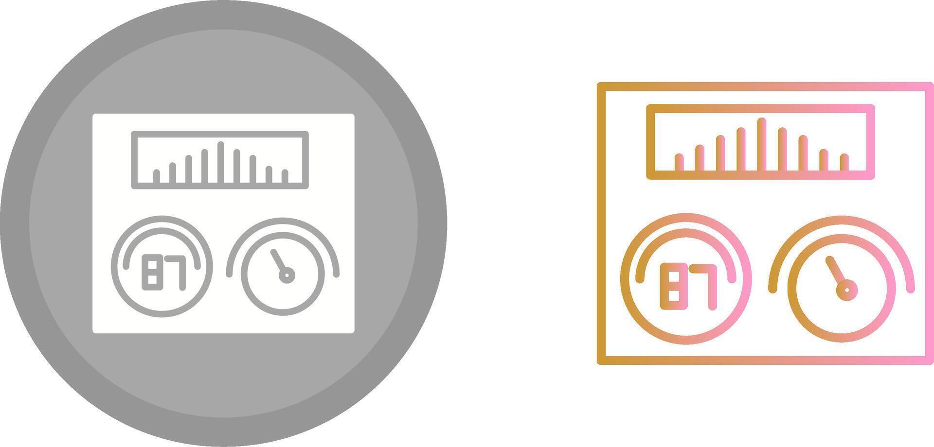 Thermoregulator Icon Design vector