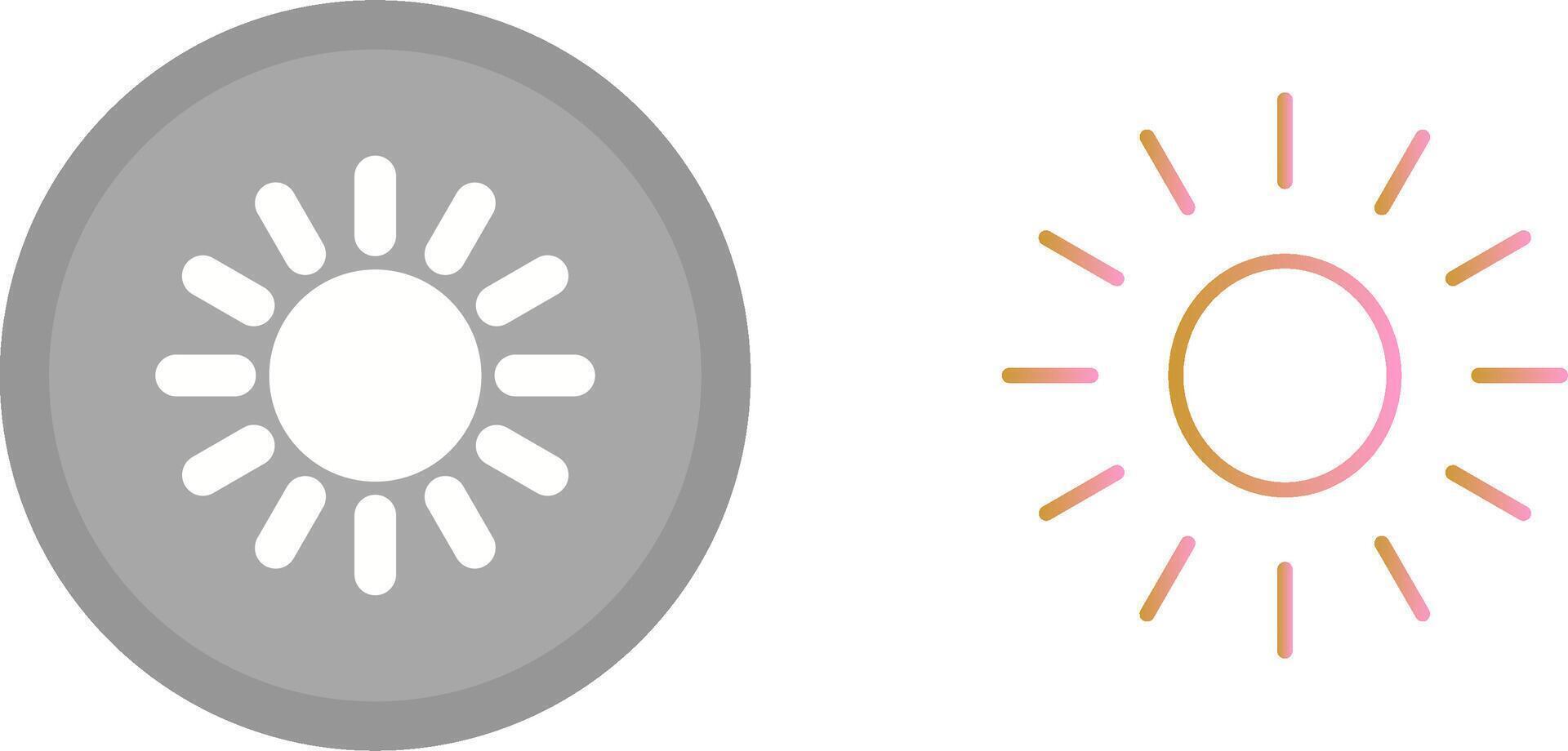 Sun Icon Design vector