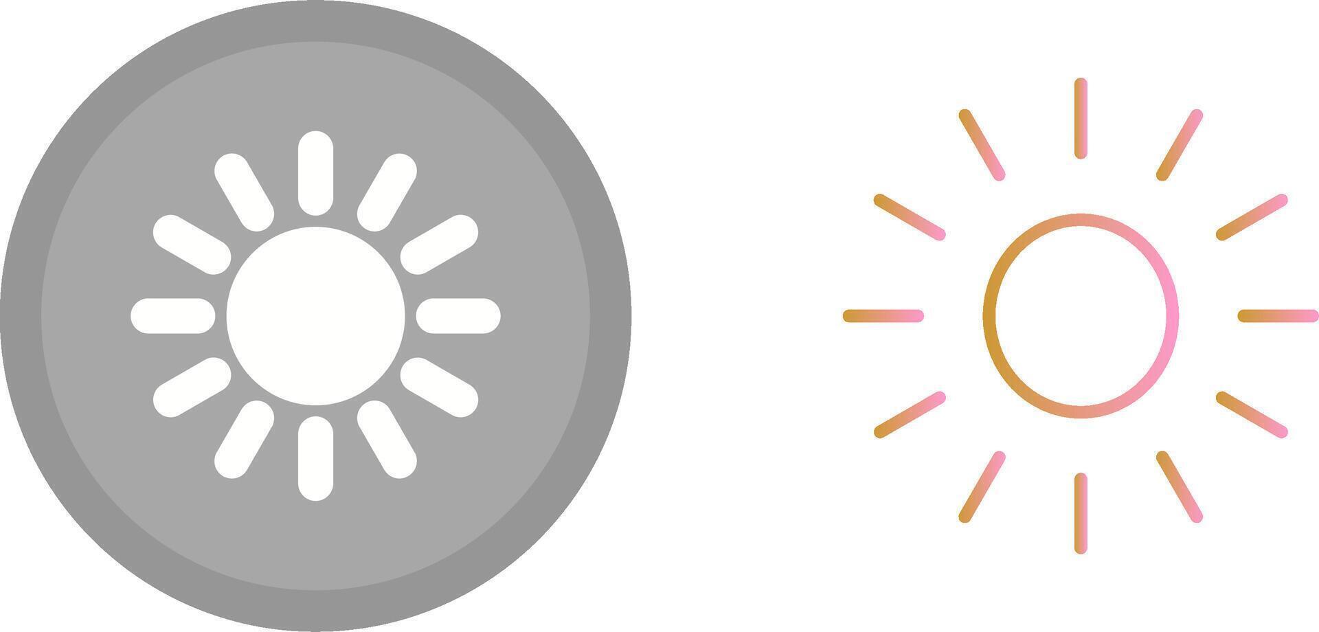 Sun Icon Design vector