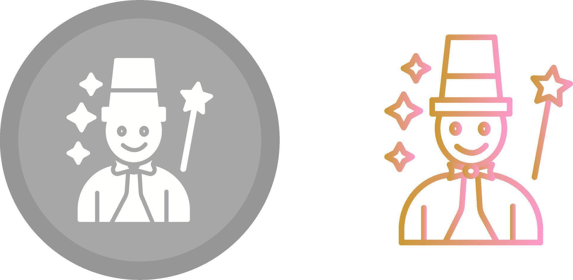 Magician Icon Design vector