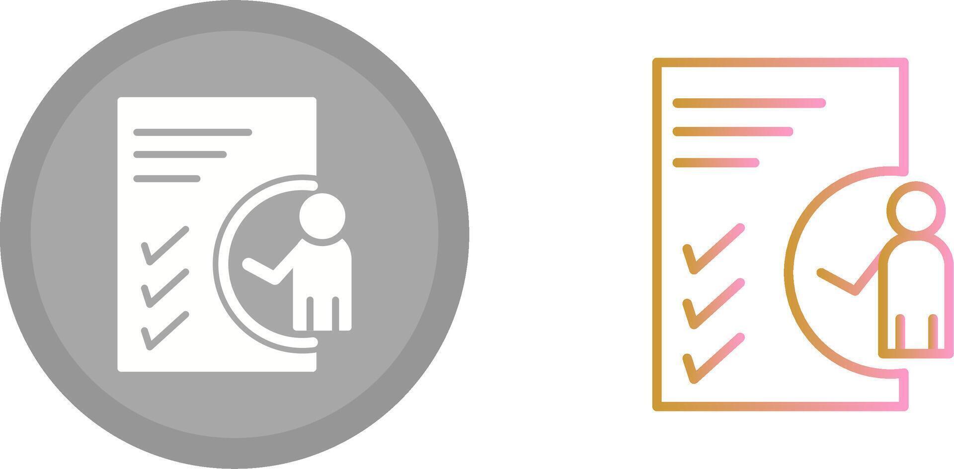 Checklist Icon Design vector