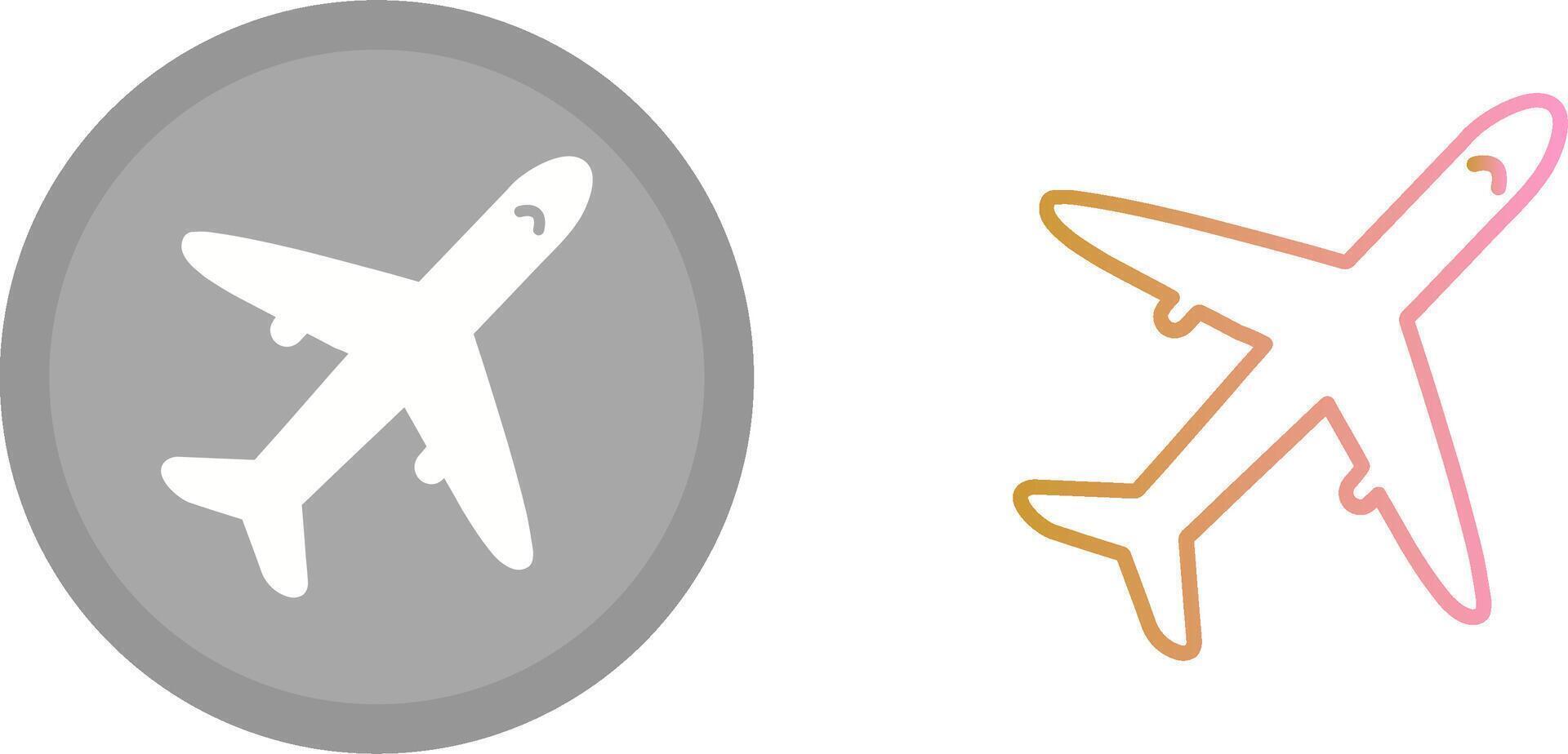 Aeroplane Icon Design vector