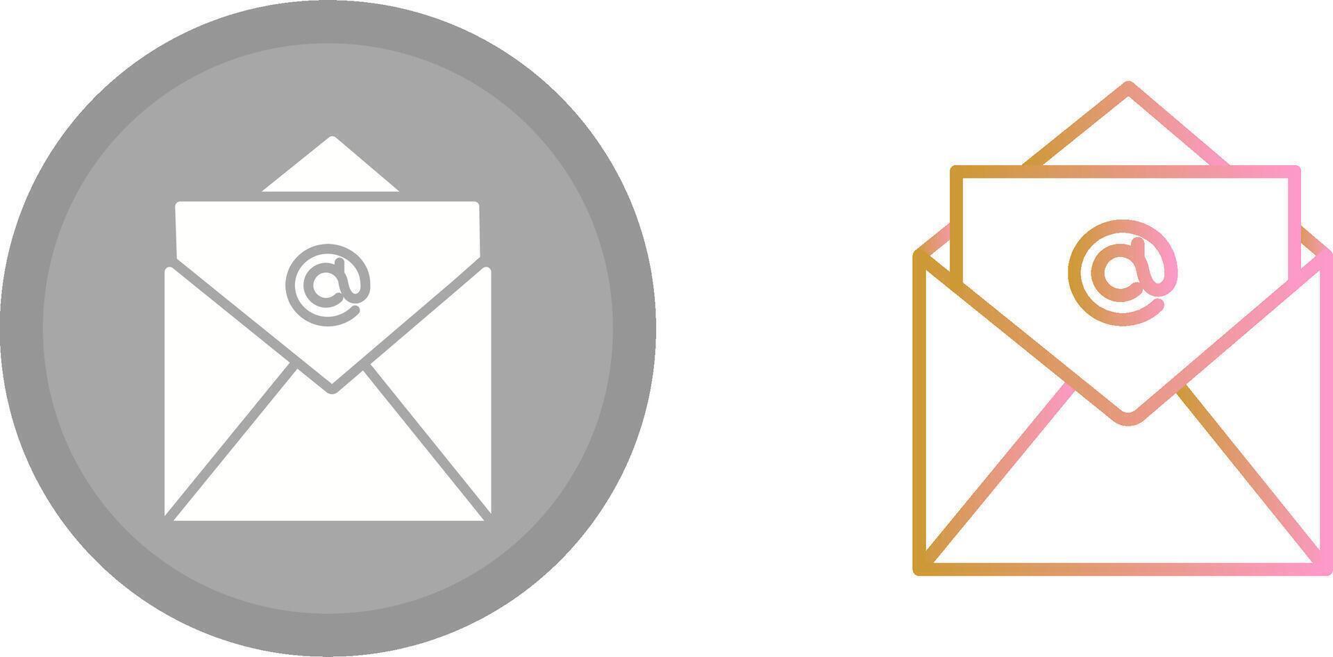 Emails Icon Design vector