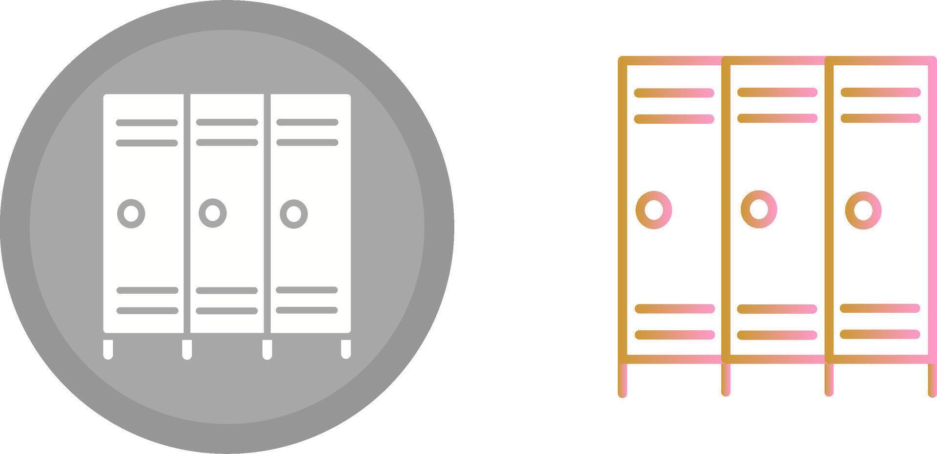 Lockers Icon Design vector