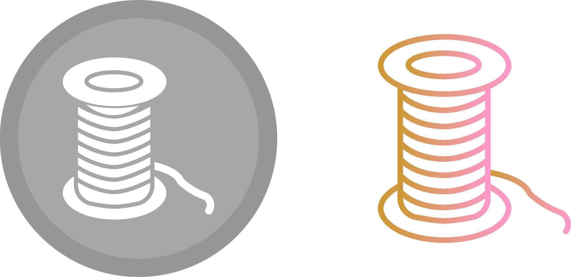 Thread Icon Design vector