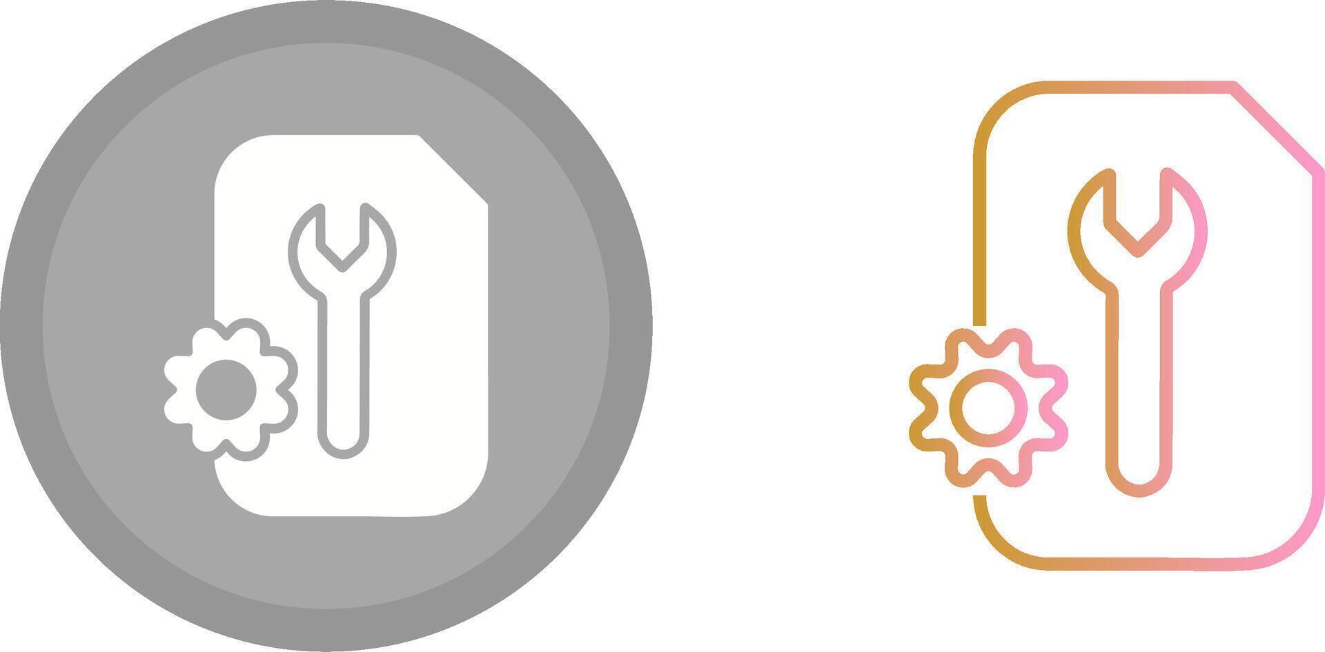 Configuration Icon Design vector