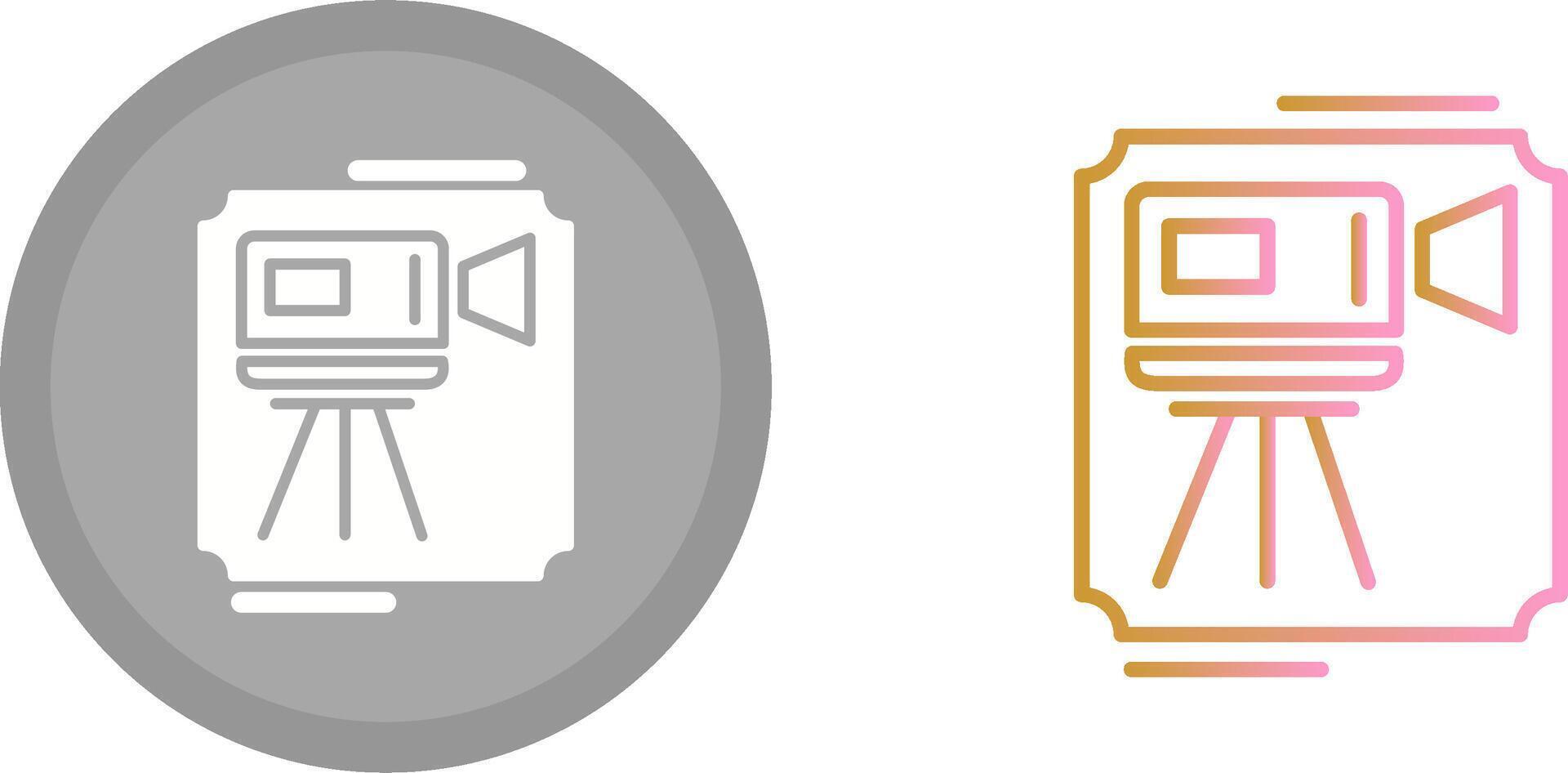 Camcorder Icon Design vector