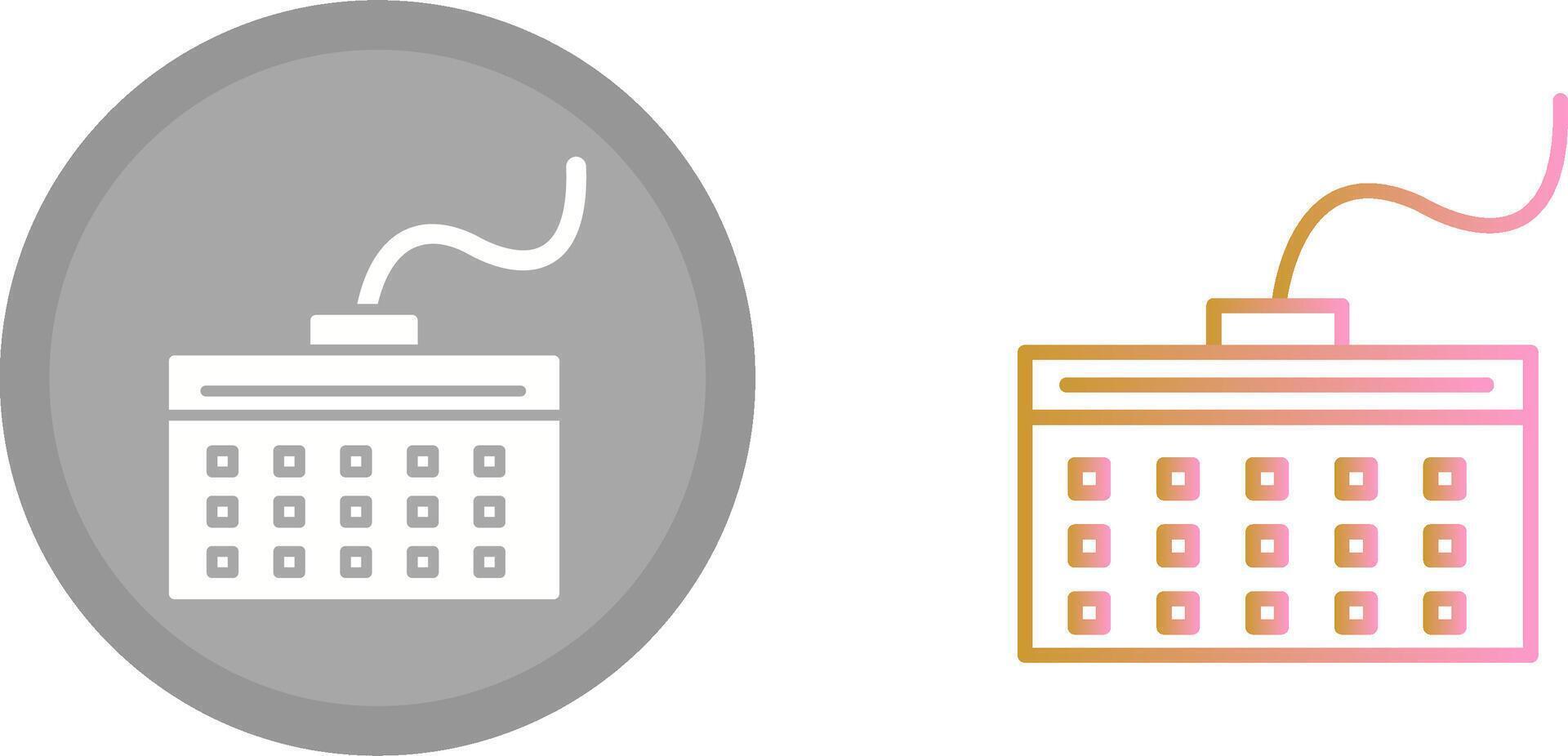 Keyboard Icon Design vector