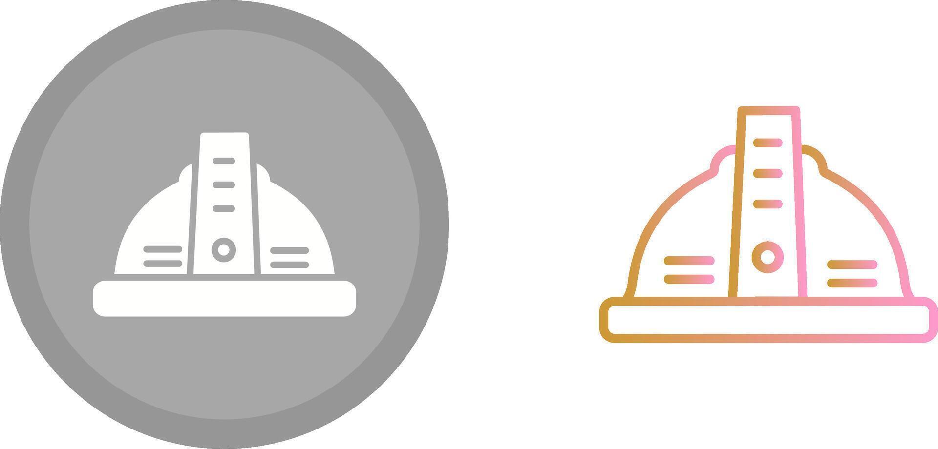 Helmet Icon Design vector