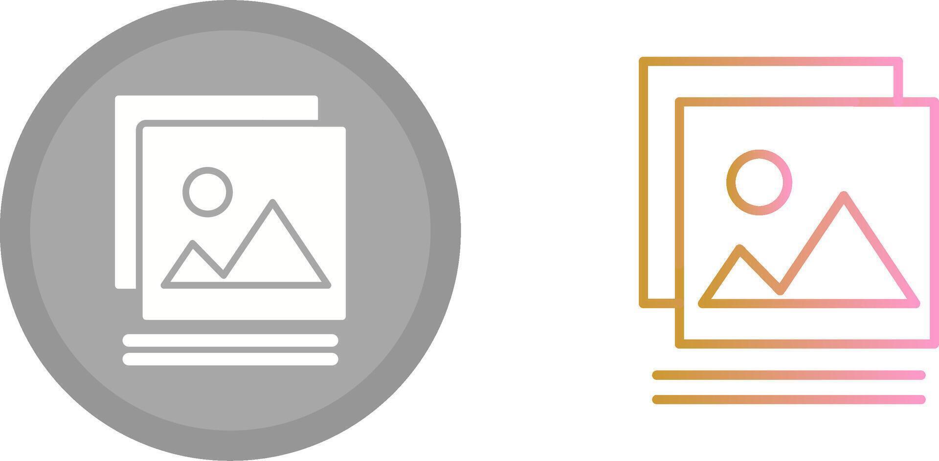Gallery Icon Design vector