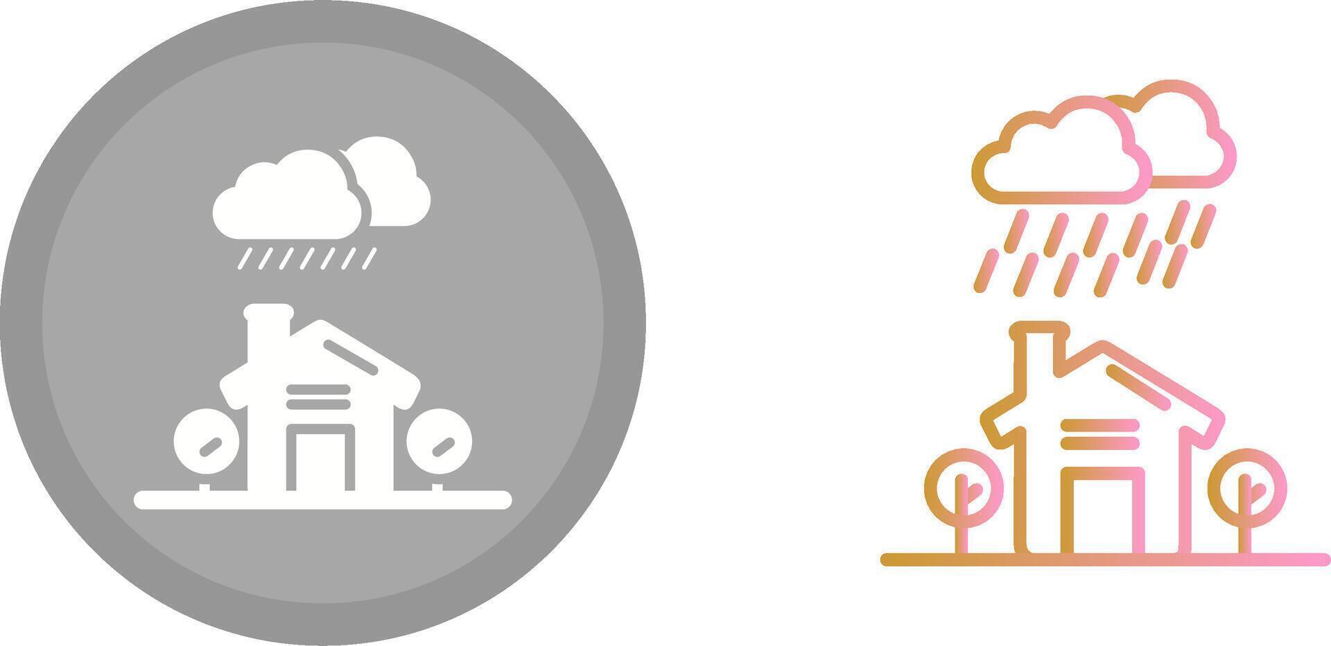 Rain Icon Design vector