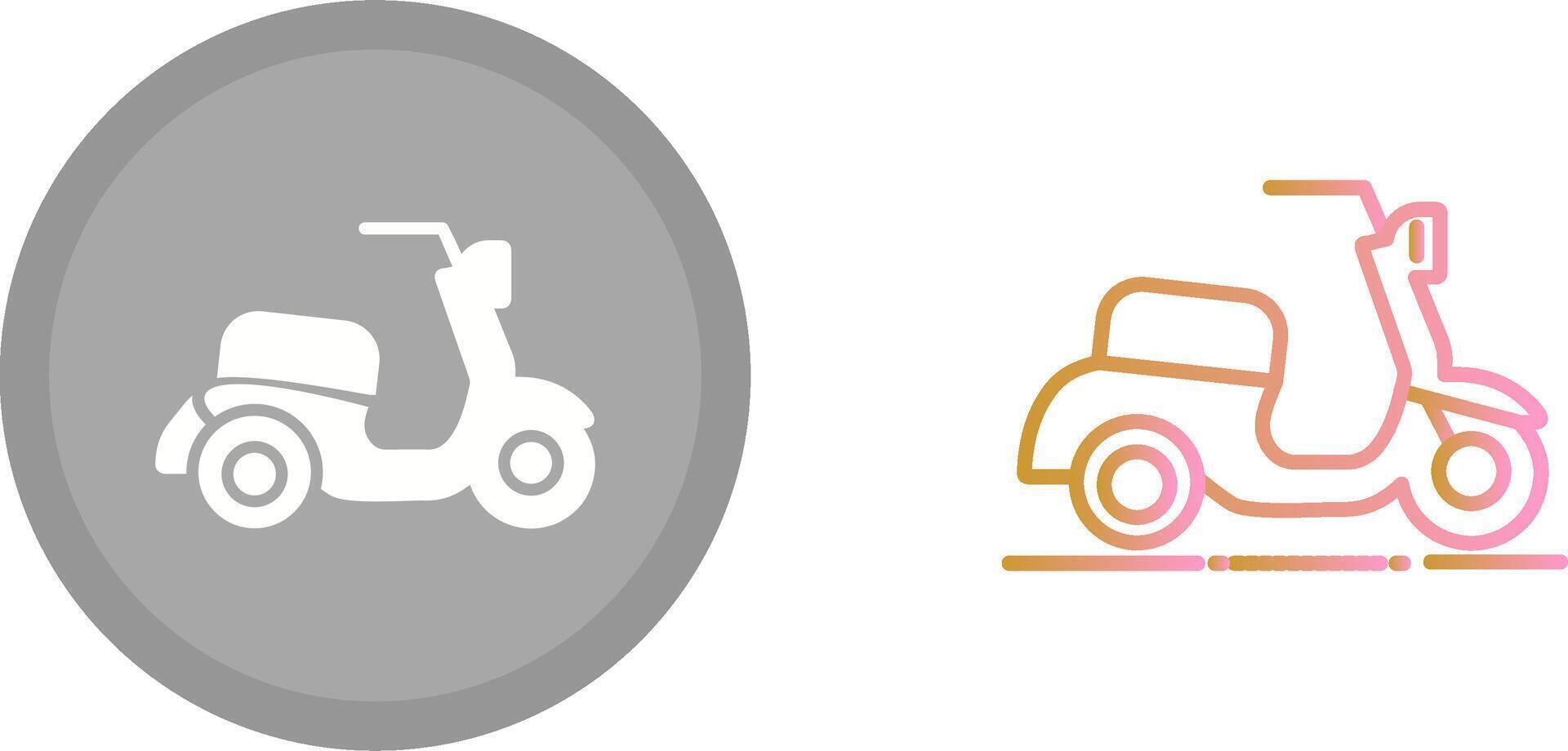 diseño de icono de scooter vector