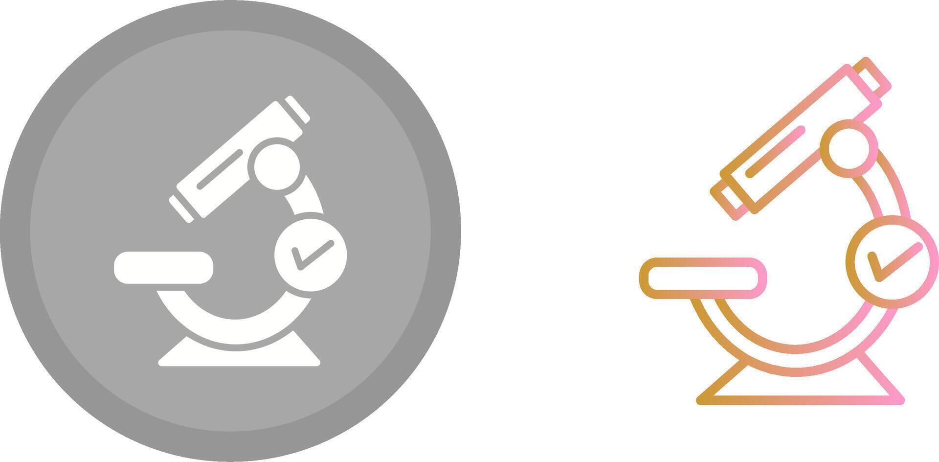 Microscope Icon Design vector