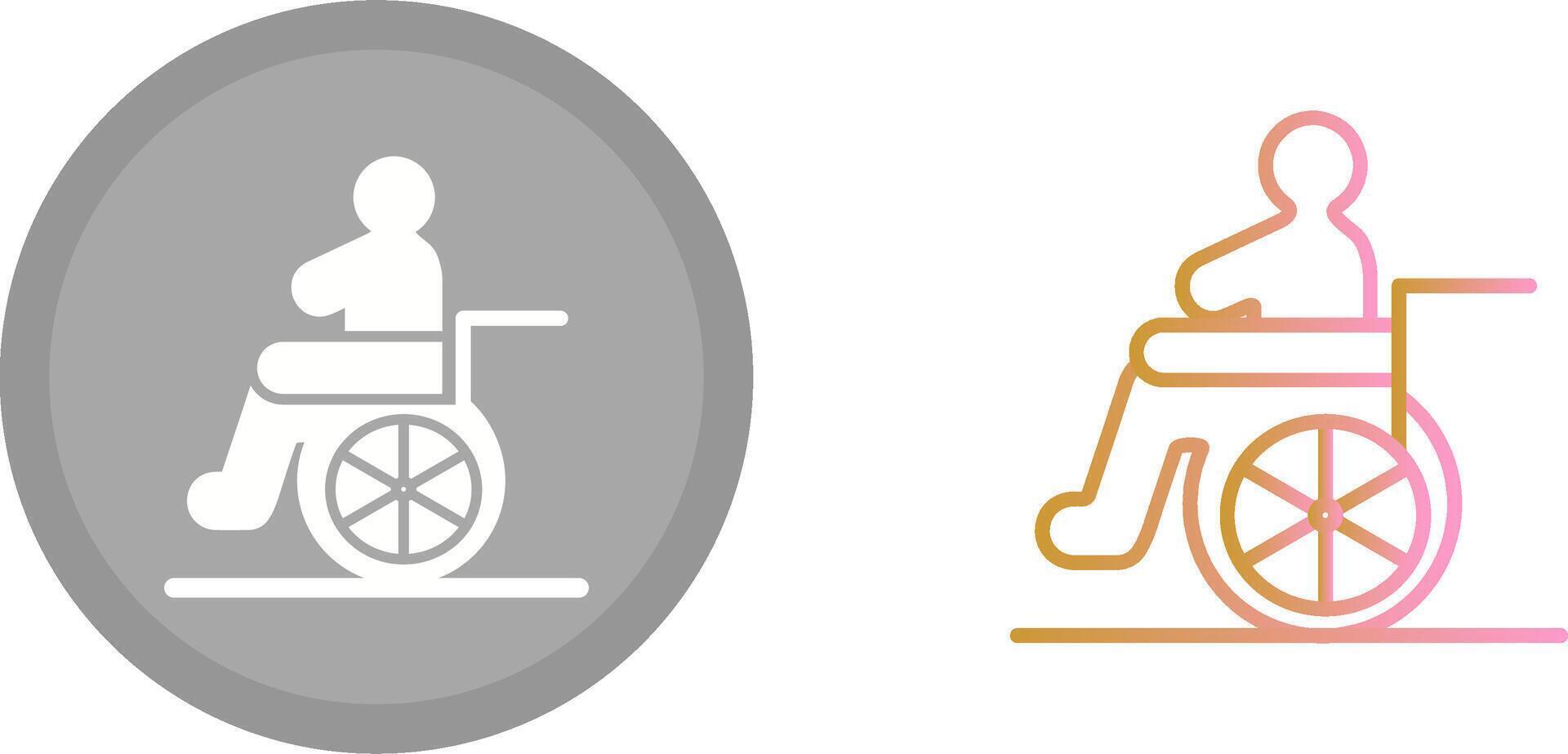 Wheelchair Icon Design vector