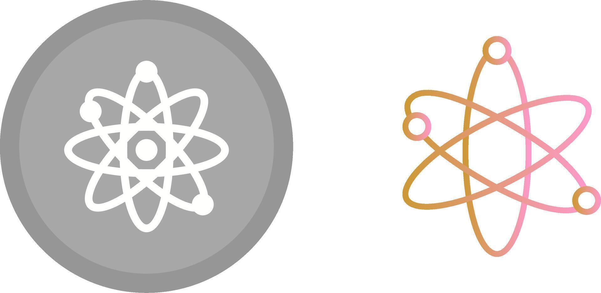 Proton Icon Design vector