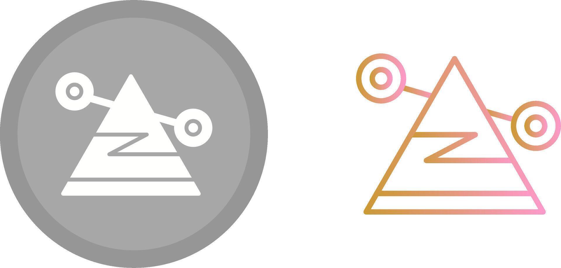 Dispersion Icon Design vector