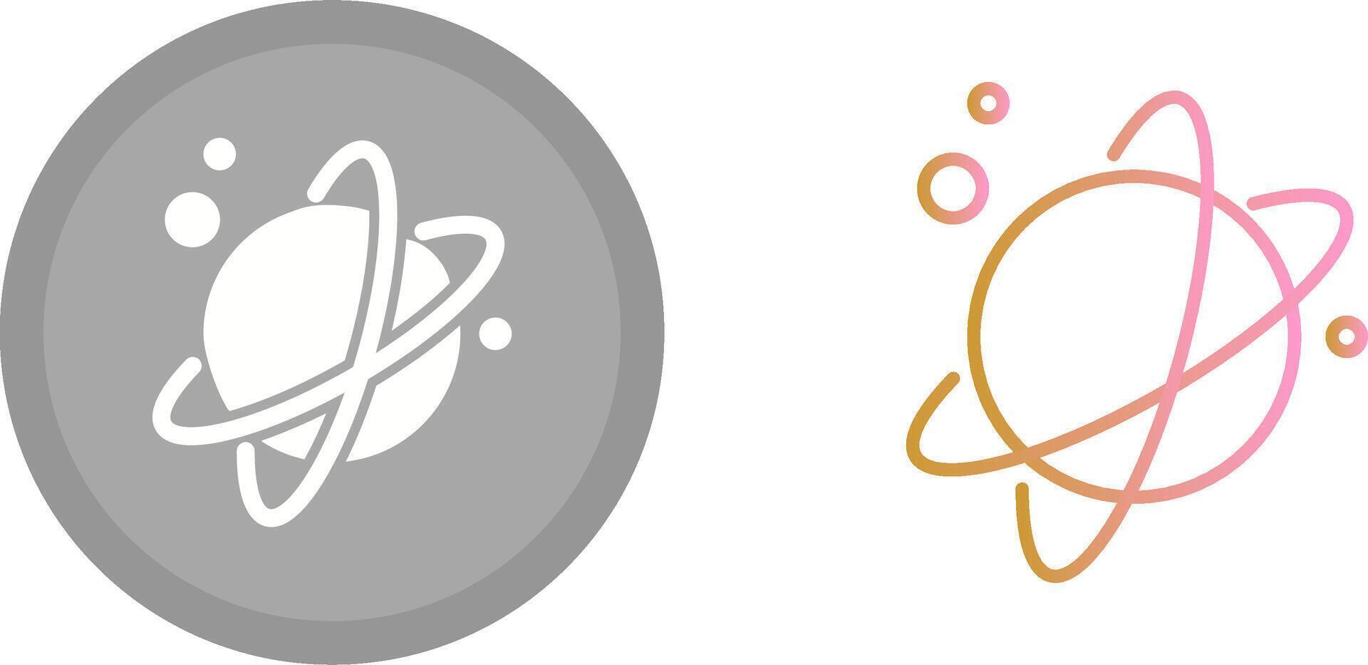 Planet Icon Design vector