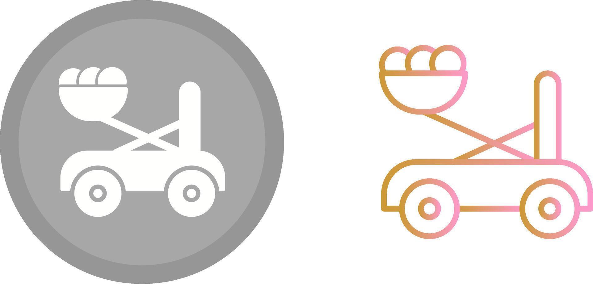 Catapult Icon Design vector