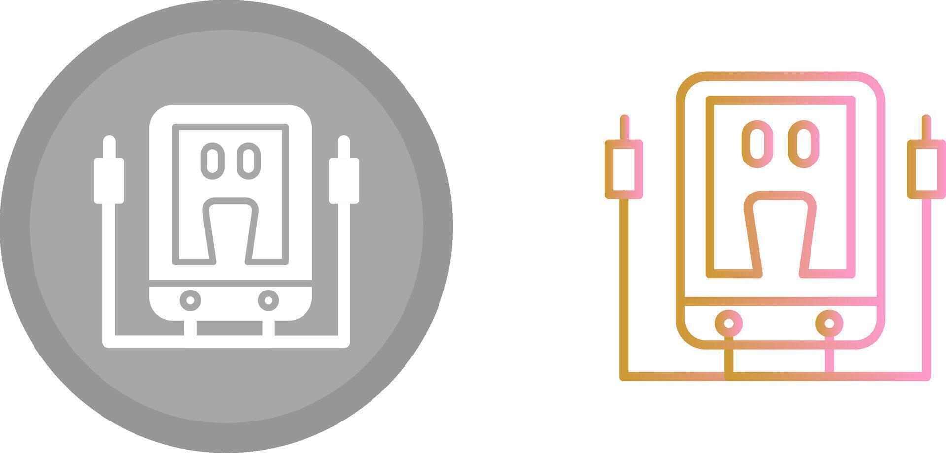 Voltmeter Icon Design vector