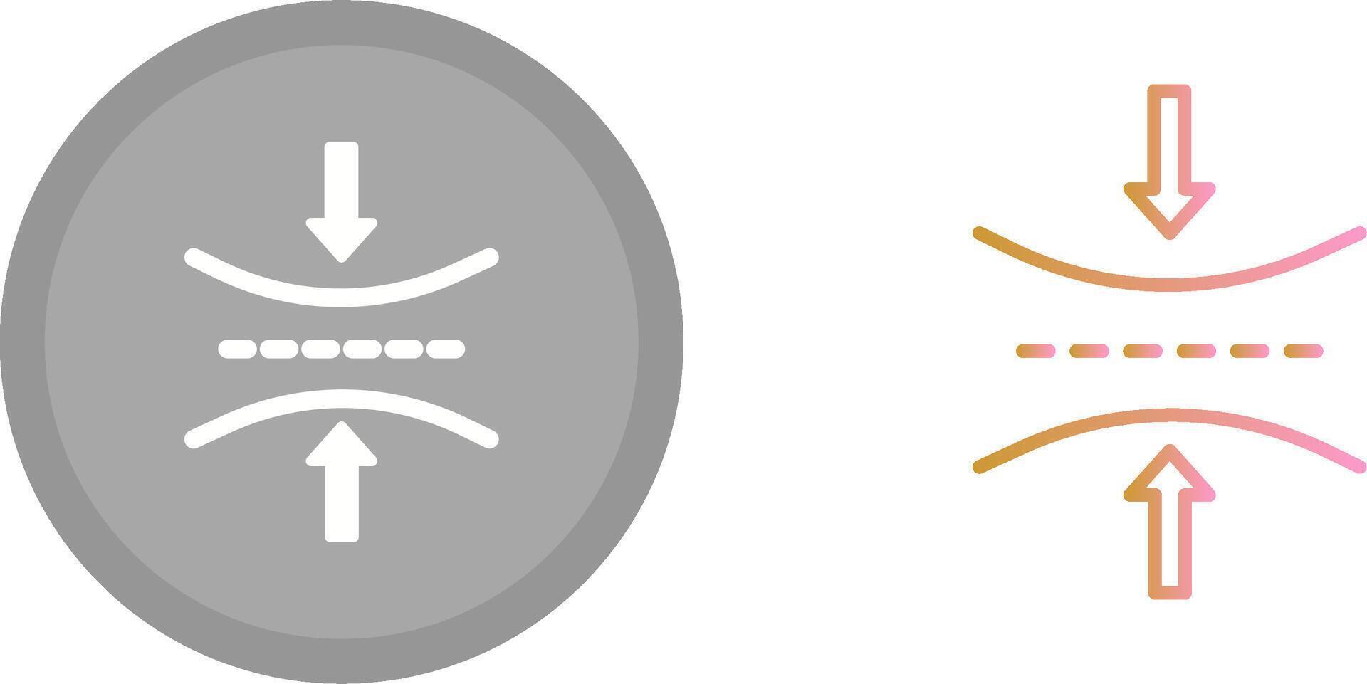 Elasicity Icon Design vector