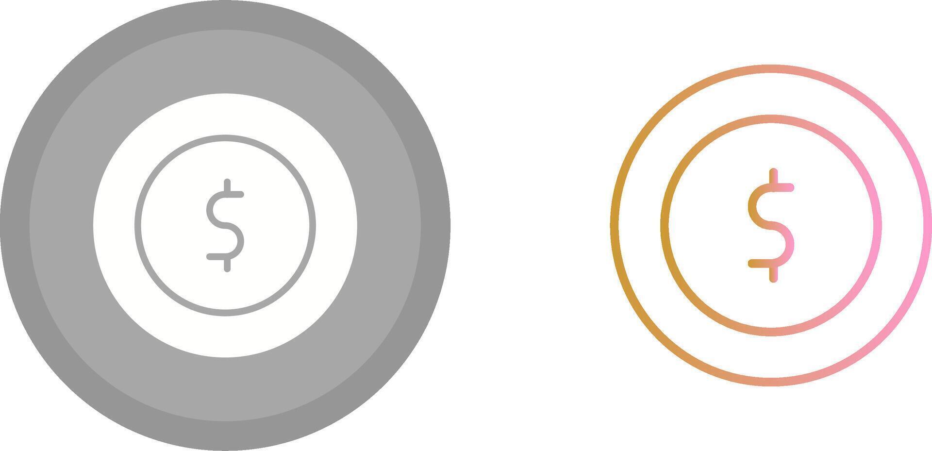 Coins Icon Design vector