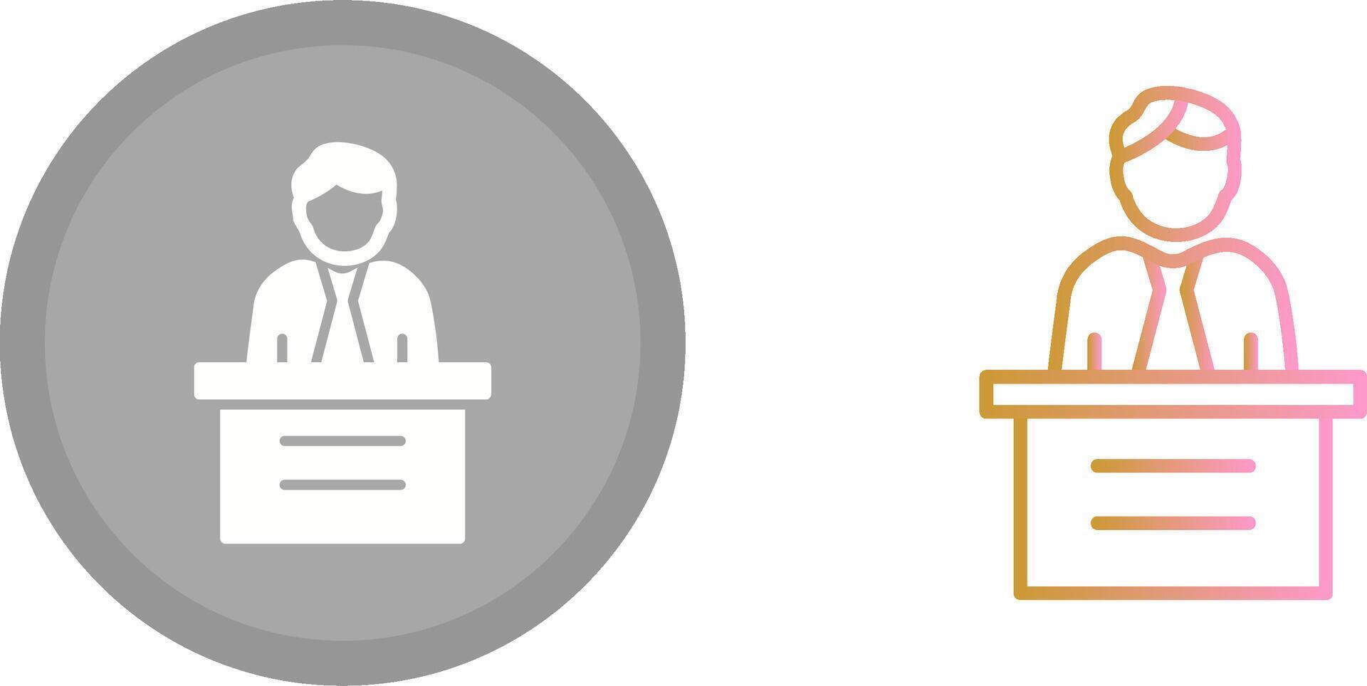 Candidate Icon Design vector