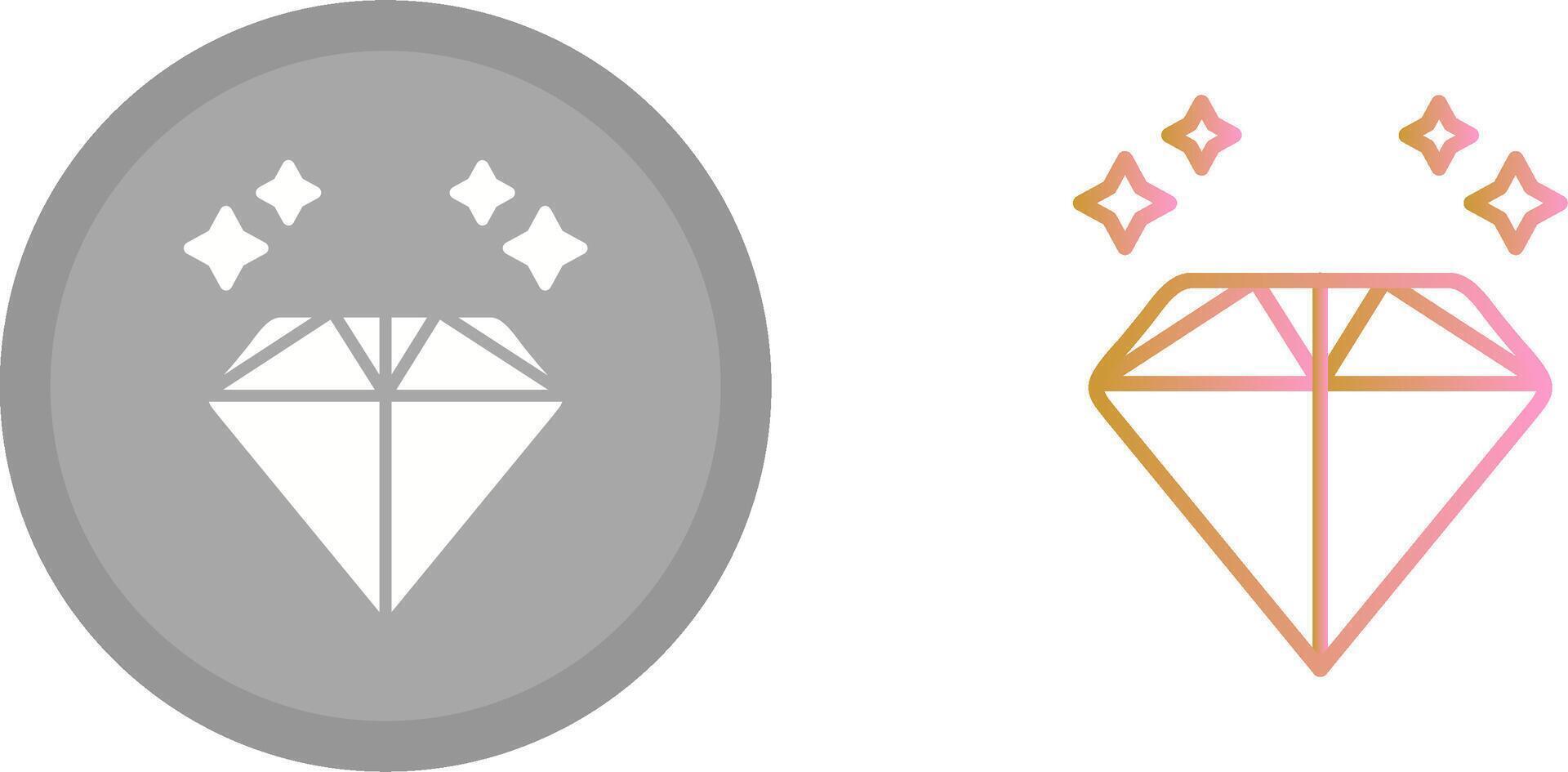 Diamond Icon Design vector