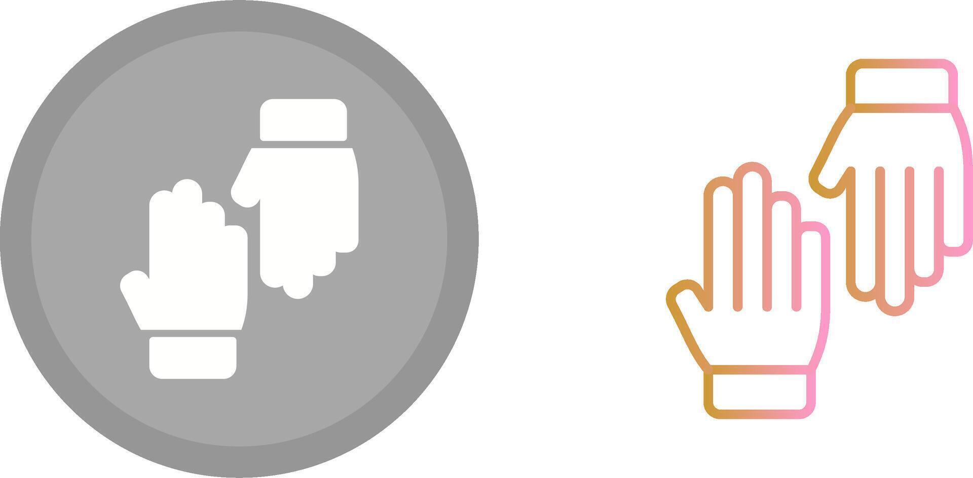 Glove Icon Design vector