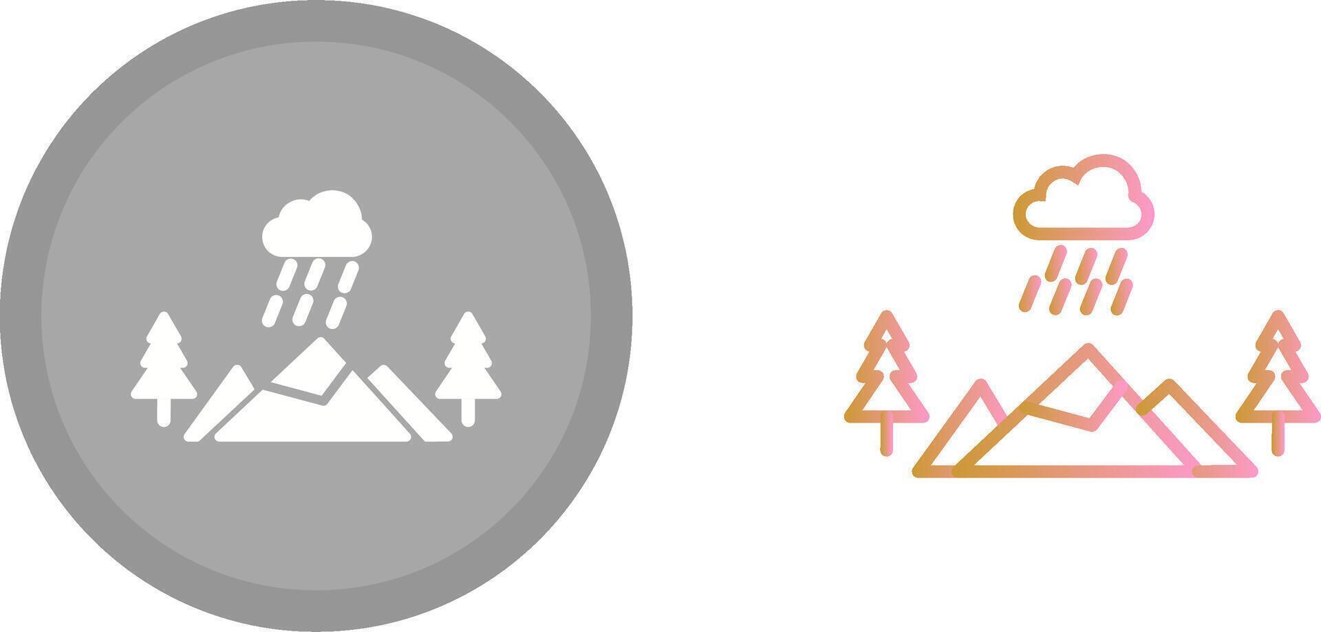 Mountain Icon Design vector