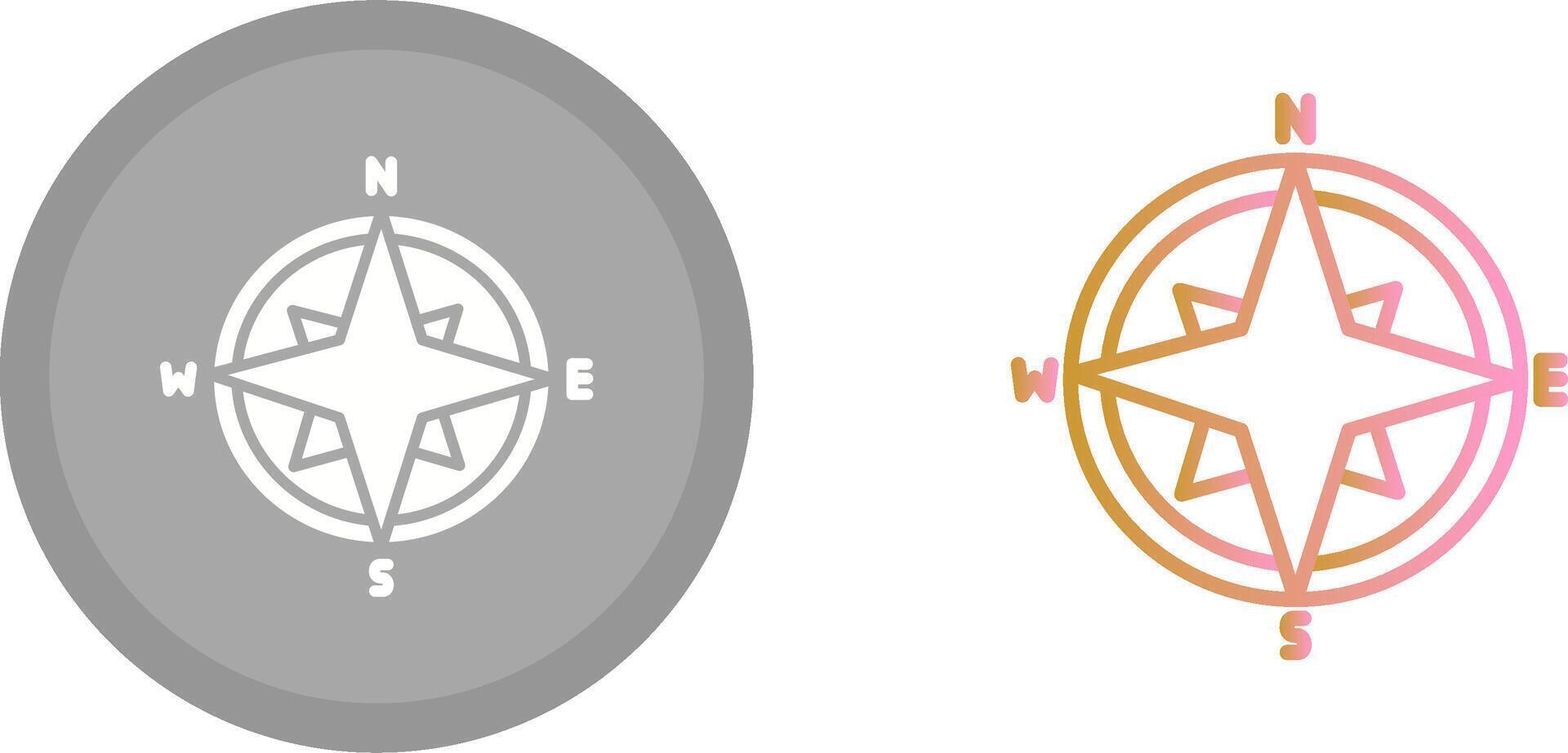 Compass Icon Design vector
