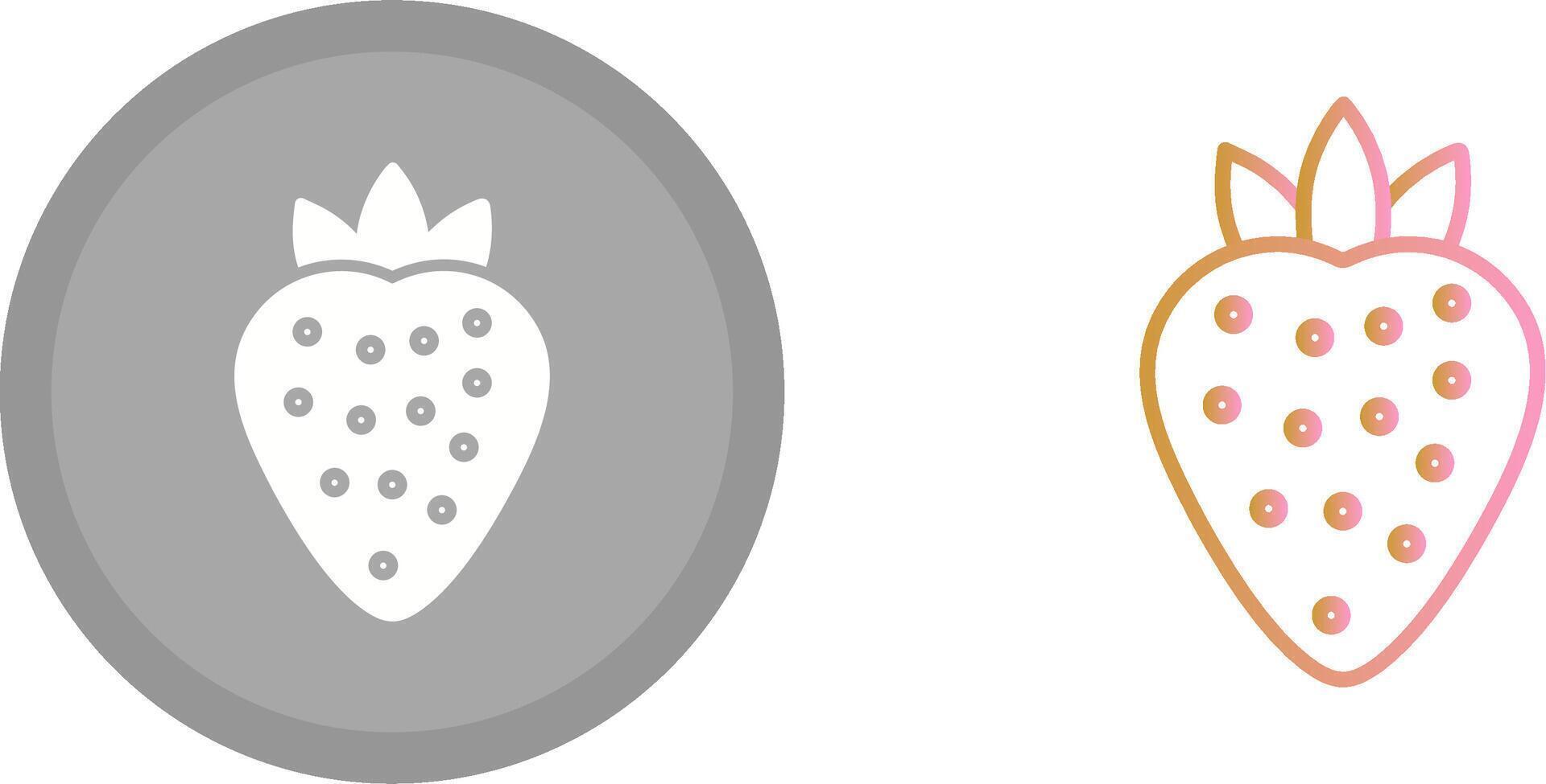 Strawberry Icon Design vector