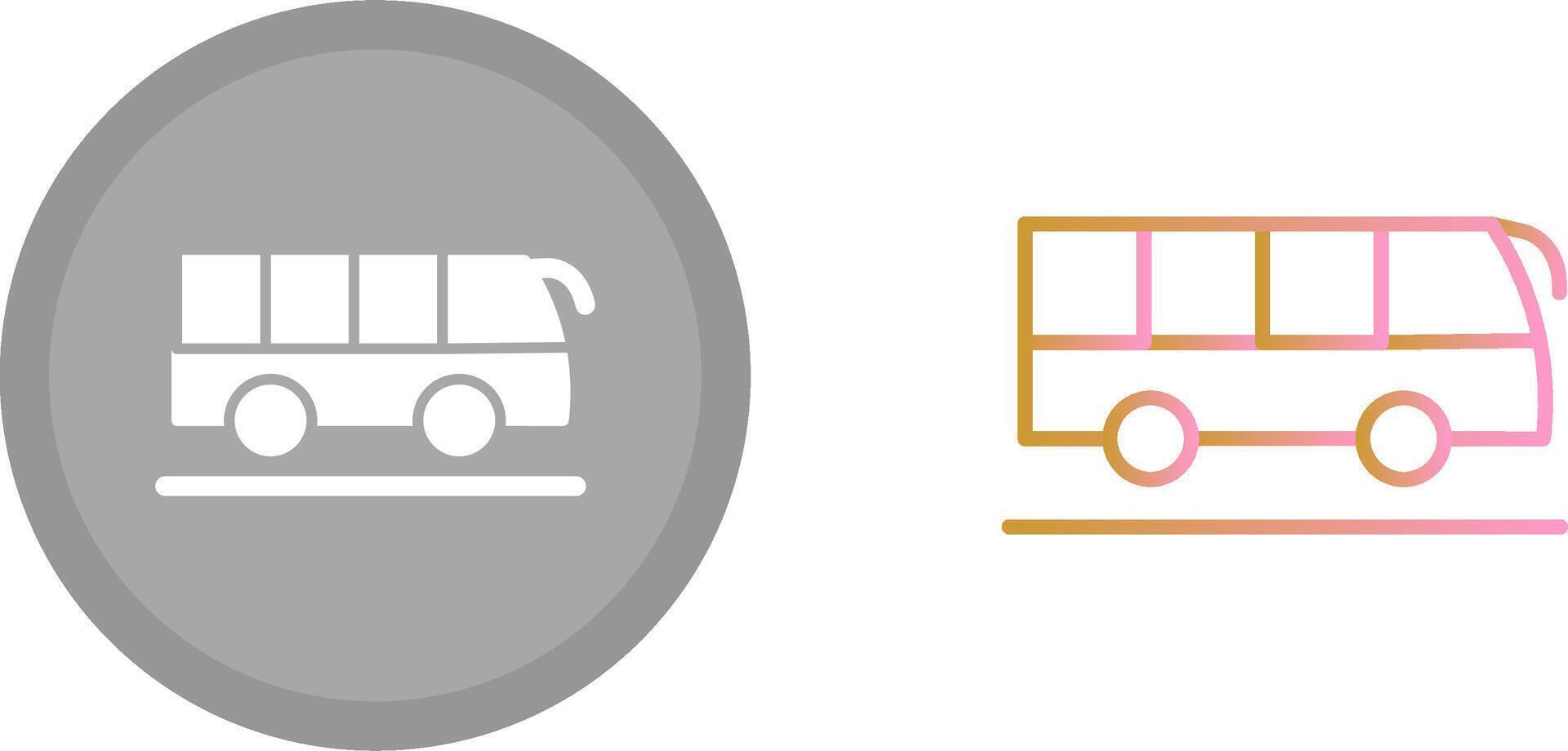 Bus Icon Design vector