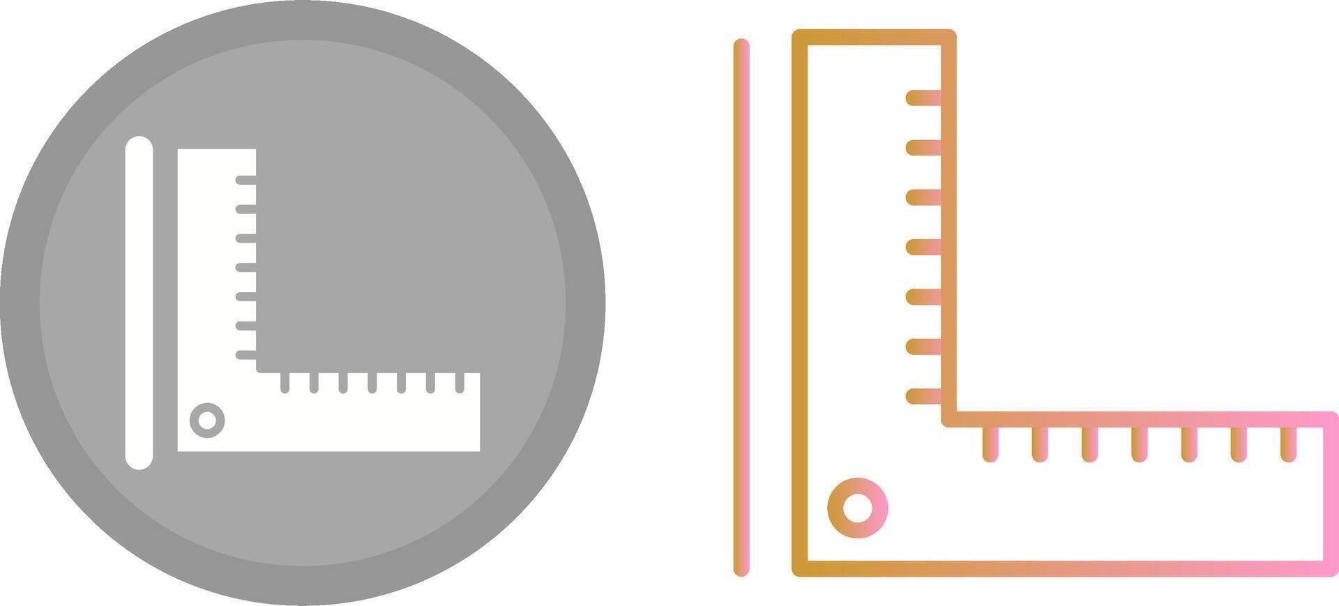 Ruler Icon Design vector