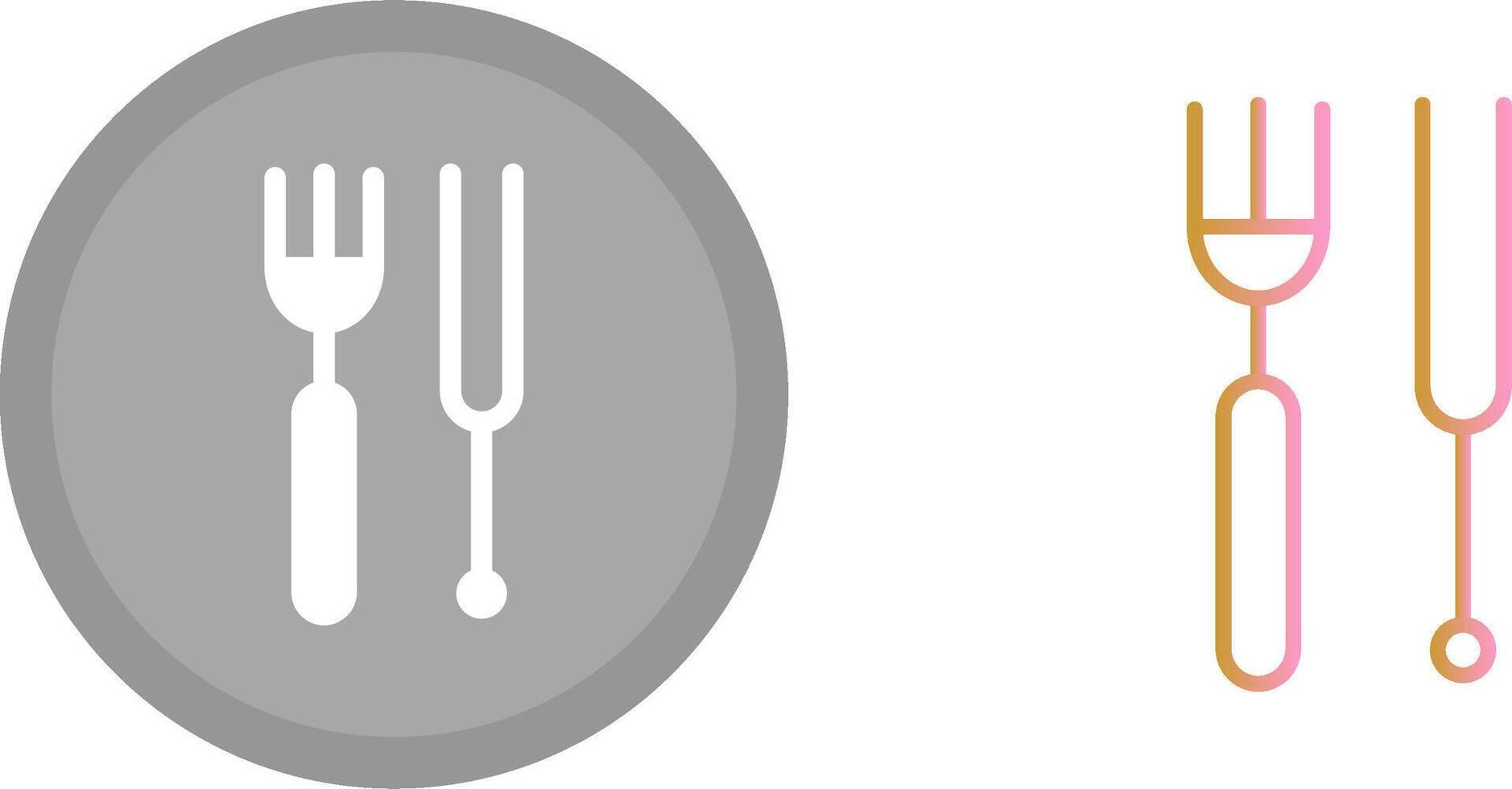 Fork Icon Design vector