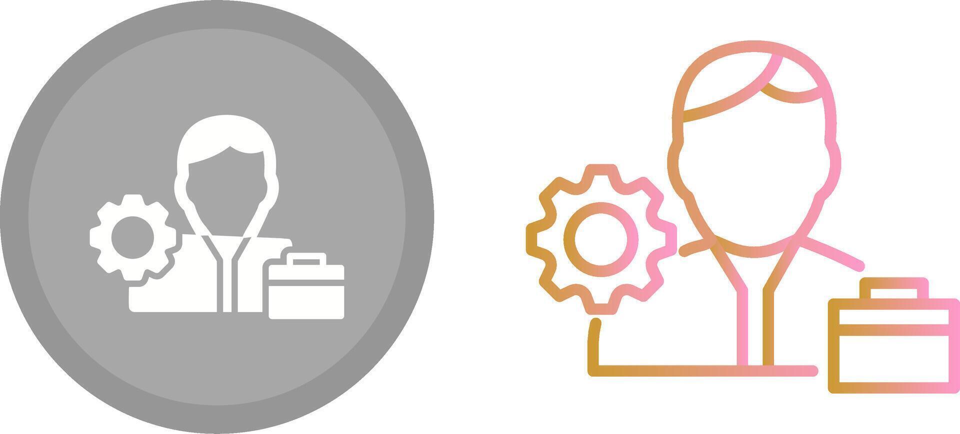 Employee Icon Design vector