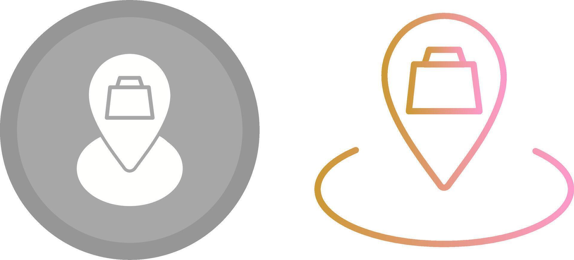 Pin Icon Design vector